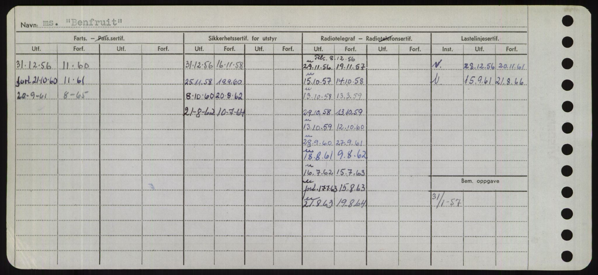 Sjøfartsdirektoratet med forløpere, Skipsmålingen, AV/RA-S-1627/H/Hd/L0003: Fartøy, B-Bev, p. 610