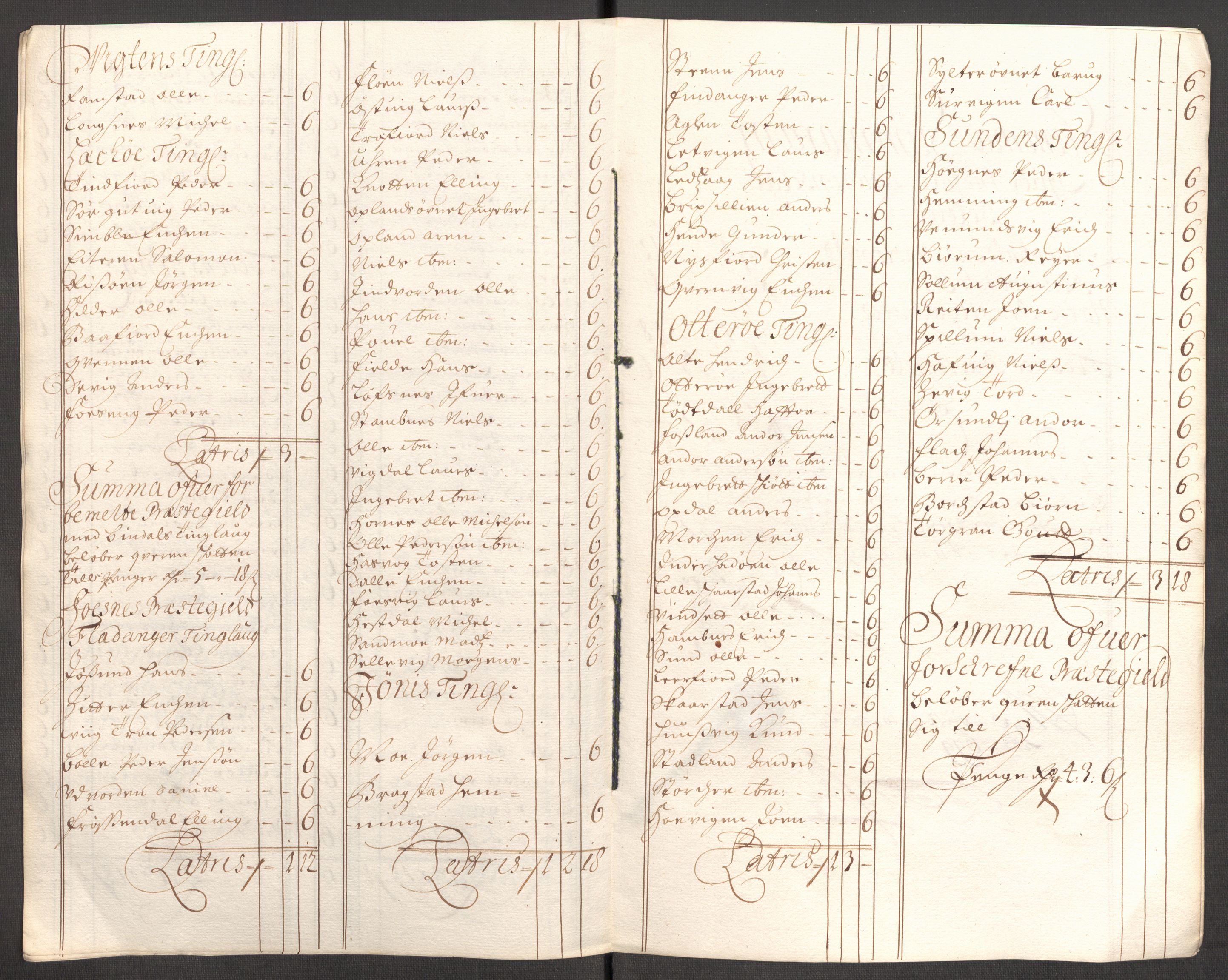 Rentekammeret inntil 1814, Reviderte regnskaper, Fogderegnskap, AV/RA-EA-4092/R64/L4425: Fogderegnskap Namdal, 1696-1698, p. 393