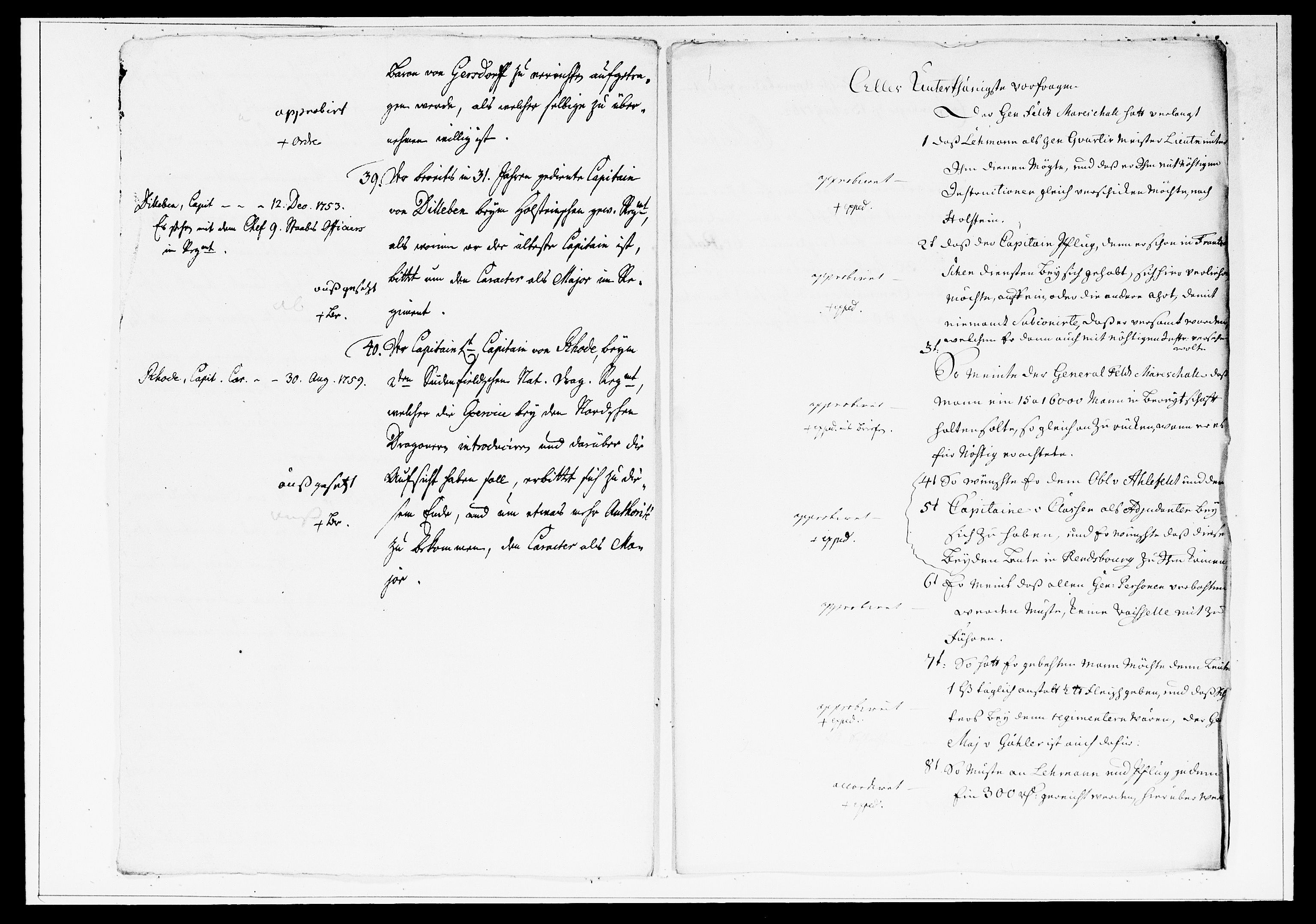 Krigskollegiet, Krigskancelliet, DRA/A-0006/-/1386-1405: Refererede sager, 1762, p. 164