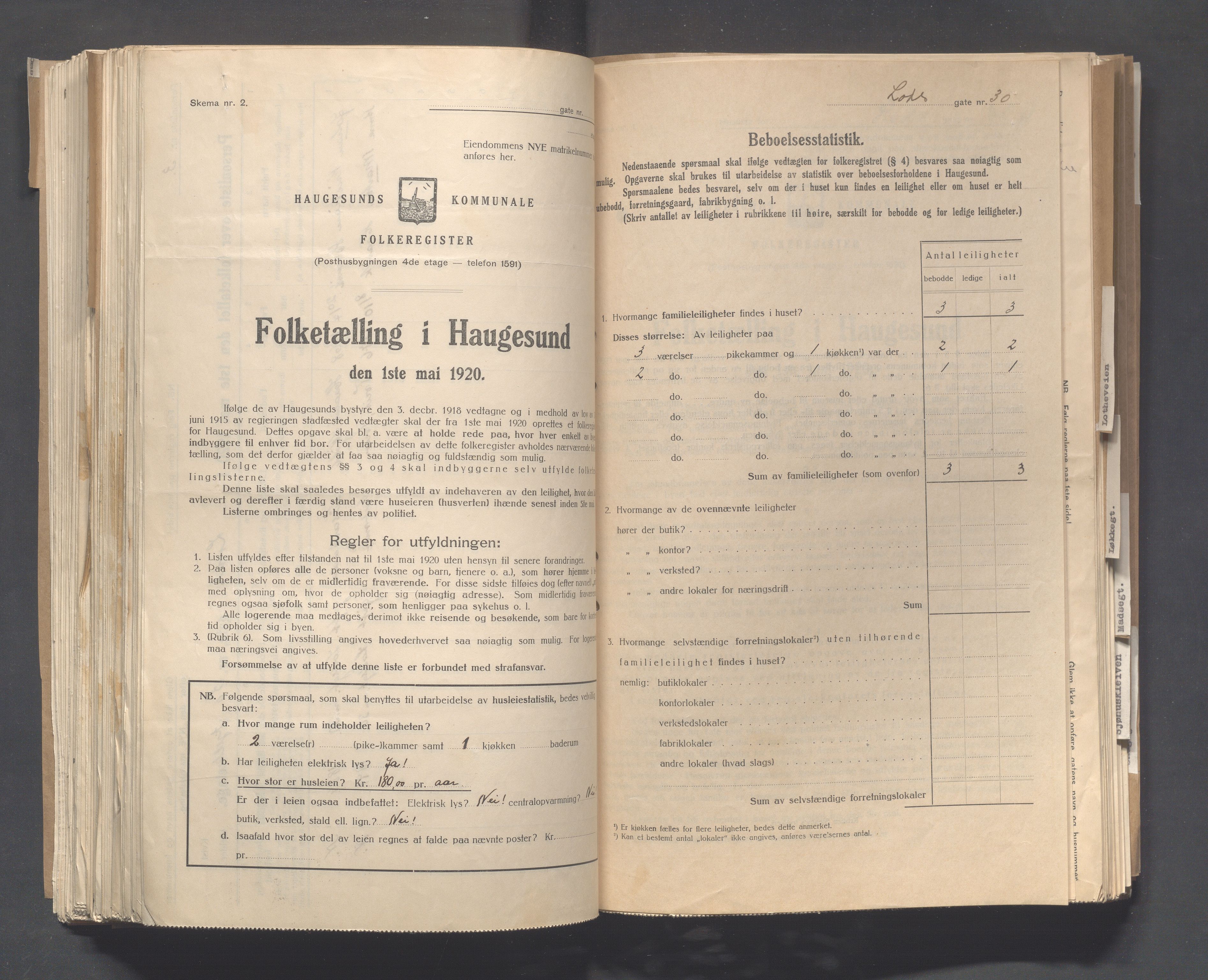 IKAR, Local census 1.5.1920 for Haugesund, 1920, p. 6172