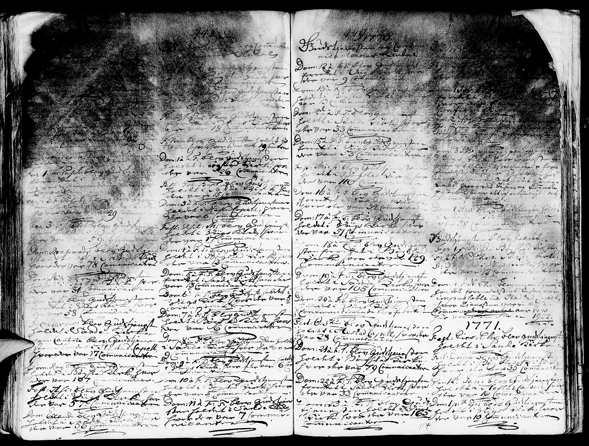 Gaular sokneprestembete, SAB/A-80001/H/Haa: Parish register (official) no. A 1, 1755-1785, p. 114