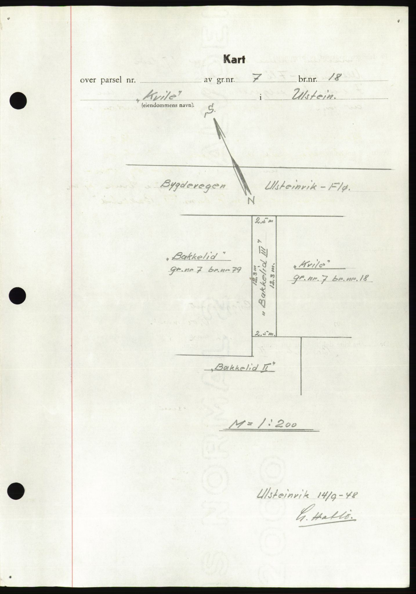 Søre Sunnmøre sorenskriveri, AV/SAT-A-4122/1/2/2C/L0083: Mortgage book no. 9A, 1948-1949, Diary no: : 1277/1948