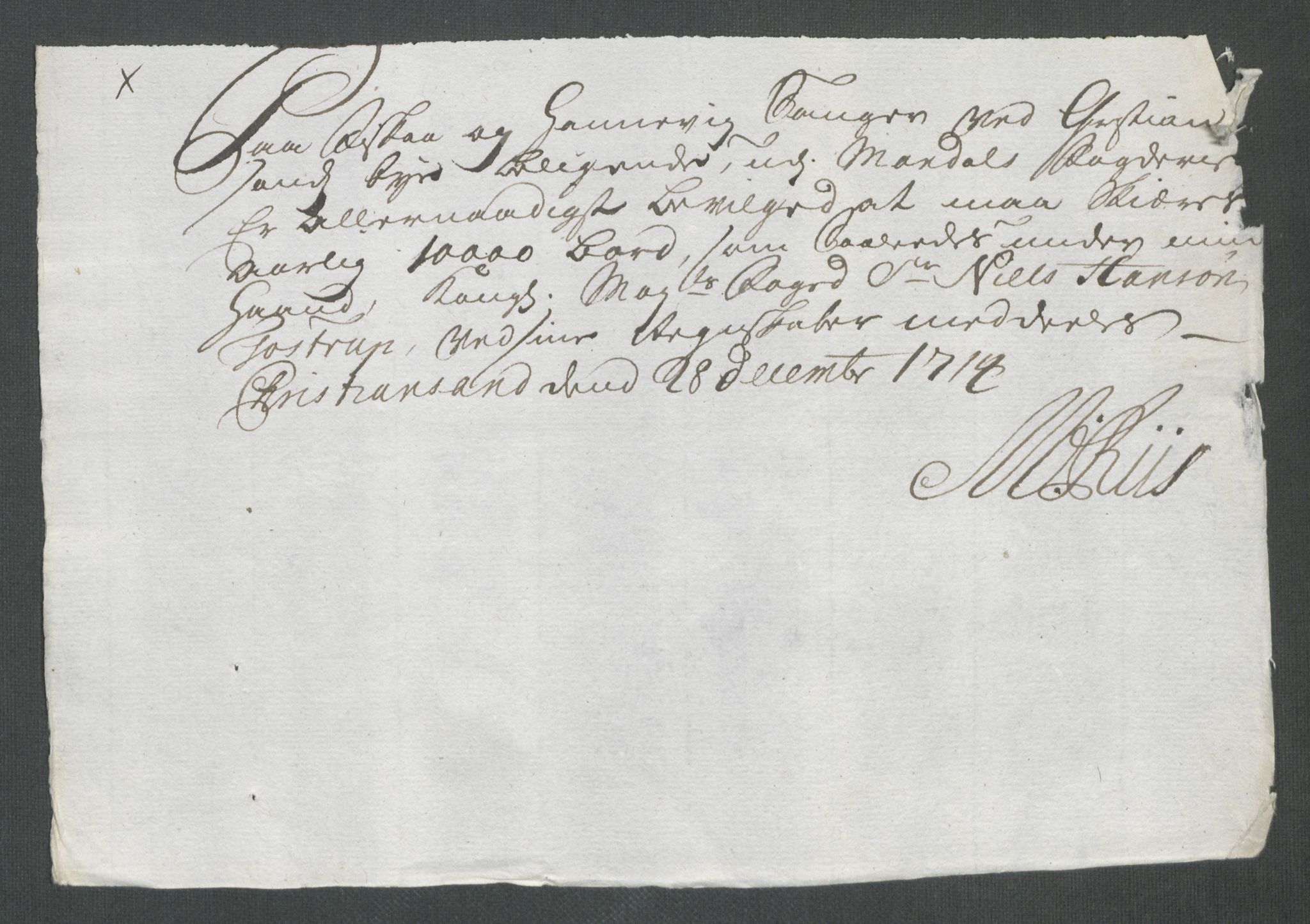 Rentekammeret inntil 1814, Reviderte regnskaper, Fogderegnskap, AV/RA-EA-4092/R43/L2558: Fogderegnskap Lista og Mandal, 1714, p. 51