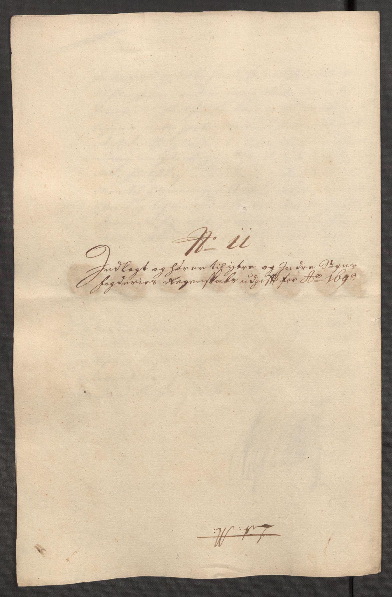 Rentekammeret inntil 1814, Reviderte regnskaper, Fogderegnskap, AV/RA-EA-4092/R52/L3310: Fogderegnskap Sogn, 1698-1699, p. 256