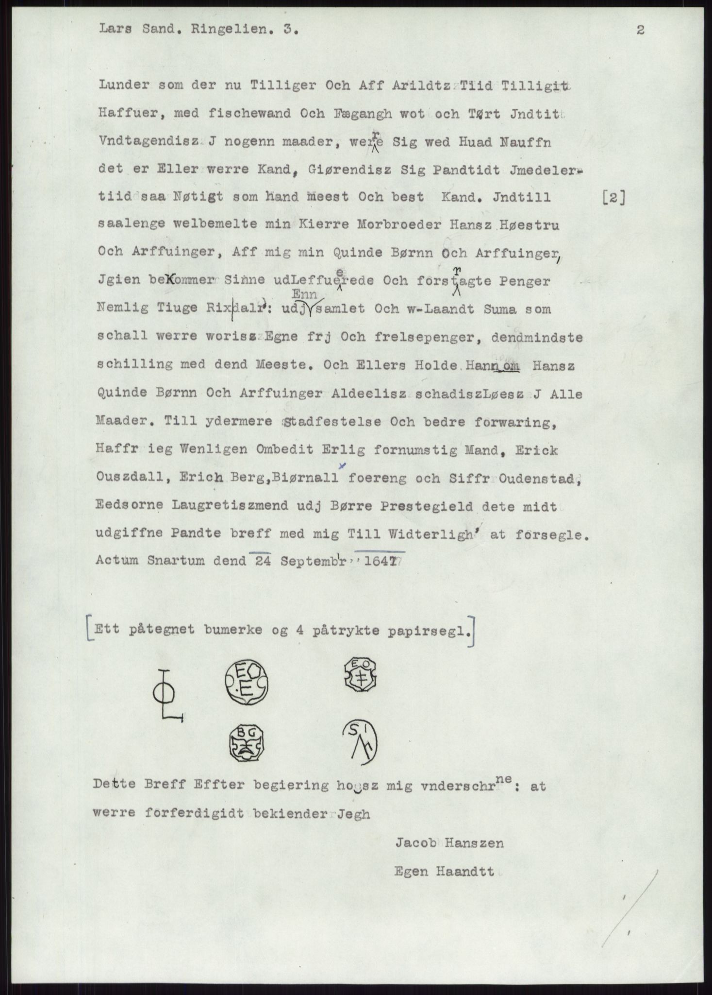 Samlinger til kildeutgivelse, Diplomavskriftsamlingen, AV/RA-EA-4053/H/Ha, p. 3339