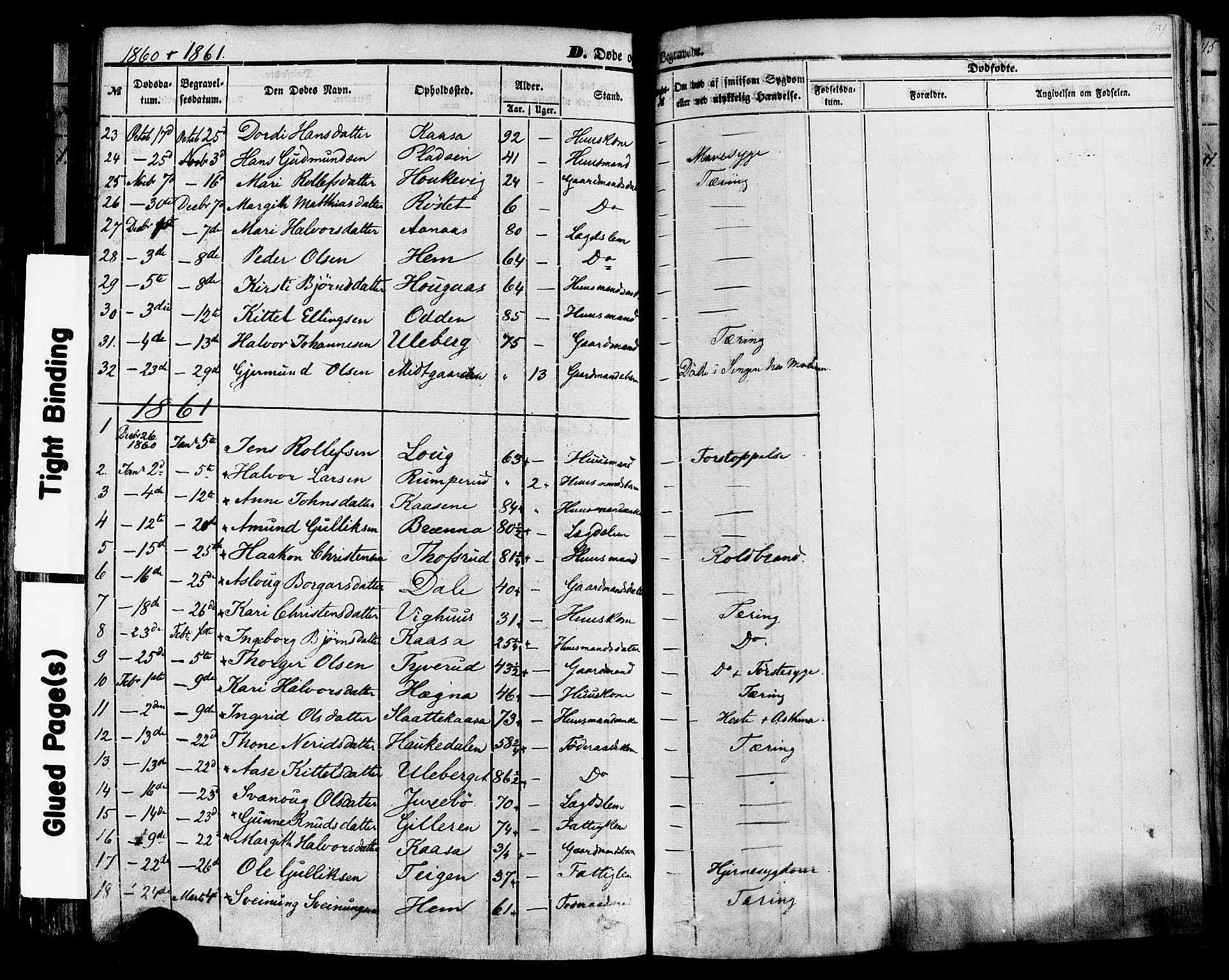 Sauherad kirkebøker, SAKO/A-298/F/Fa/L0007: Parish register (official) no. I 7, 1851-1873, p. 194