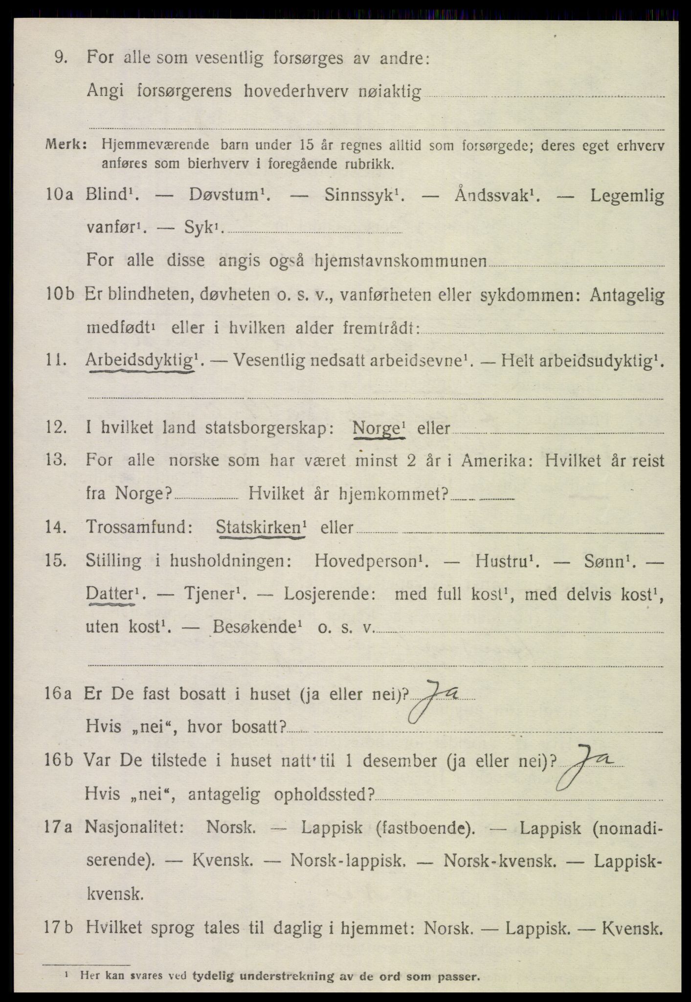 SAT, 1920 census for Otterøy, 1920, p. 1788
