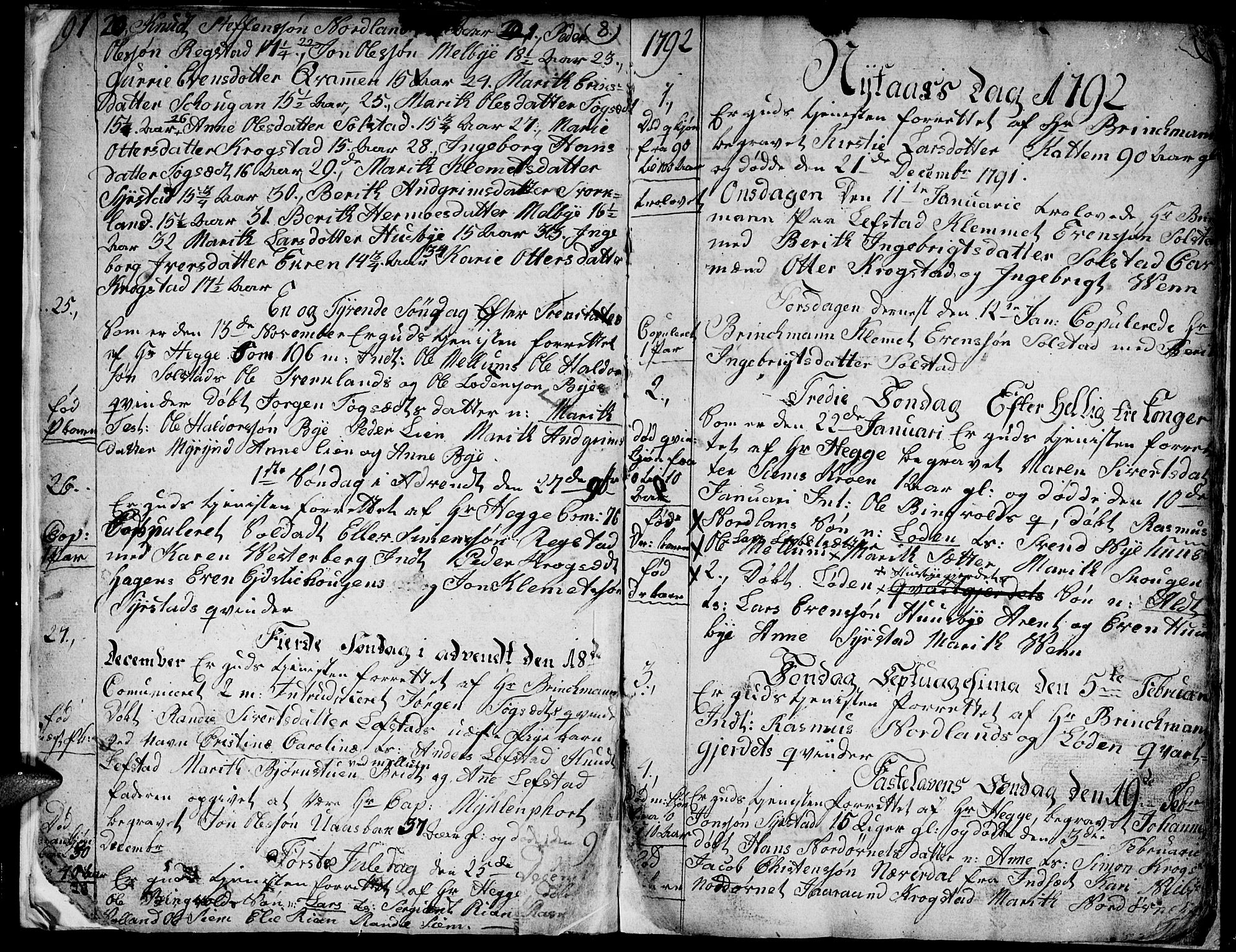 Ministerialprotokoller, klokkerbøker og fødselsregistre - Sør-Trøndelag, SAT/A-1456/667/L0794: Parish register (official) no. 667A02, 1791-1816, p. 10-11