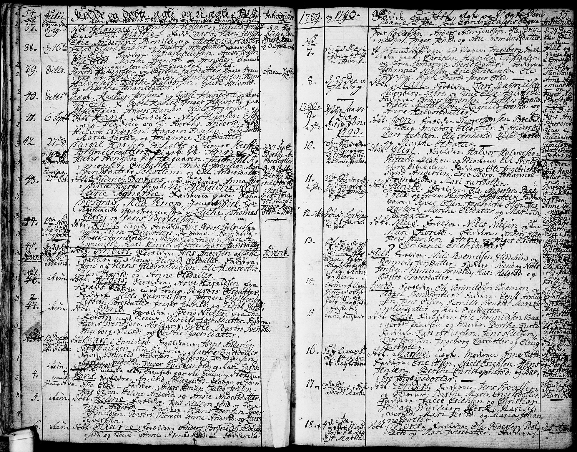 Idd prestekontor Kirkebøker, SAO/A-10911/F/Fc/L0001: Parish register (official) no. III 1, 1770-1814, p. 54-55