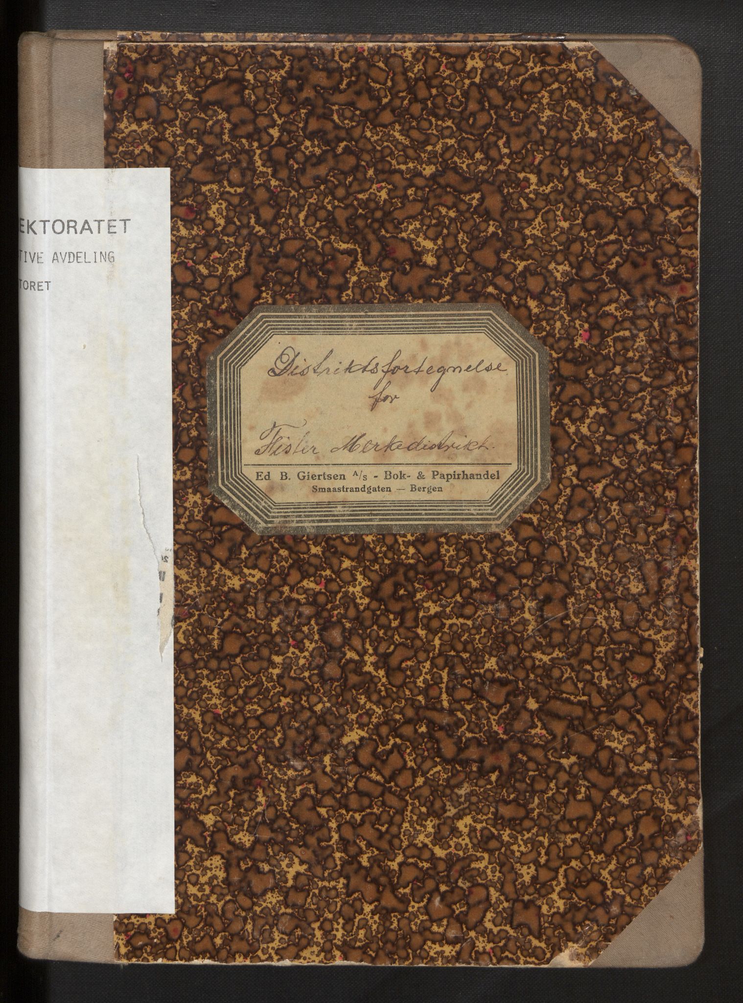 Fiskeridirektoratet - 1 Adm. ledelse - 13 Båtkontoret, AV/SAB-A-2003/I/Ia/Iai/L0021: 135.0906/2 Merkeprotokoll - Fister, 1935-1944