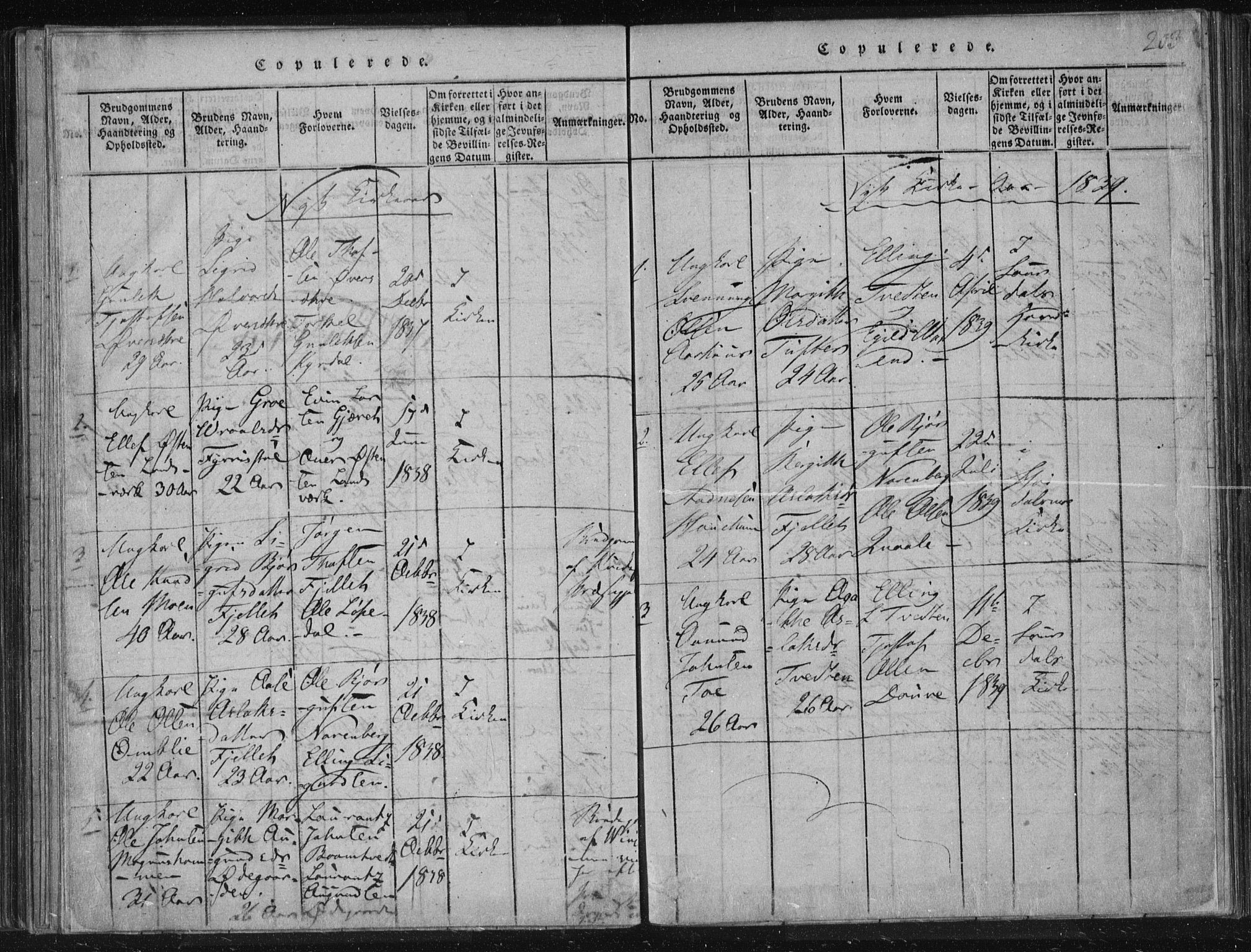 Lårdal kirkebøker, SAKO/A-284/F/Fc/L0001: Parish register (official) no. III 1, 1815-1860, p. 203