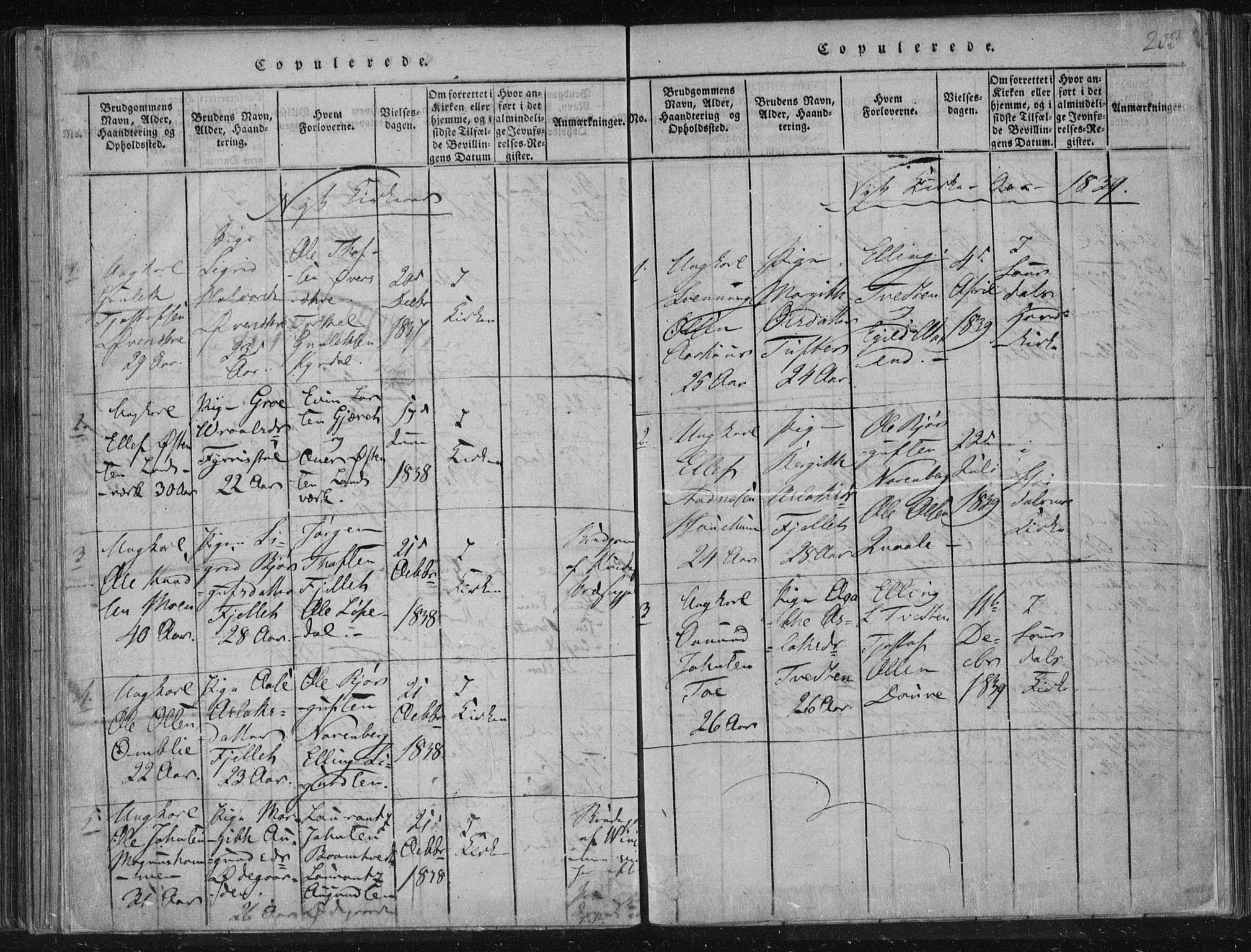 Lårdal kirkebøker, AV/SAKO-A-284/F/Fc/L0001: Parish register (official) no. III 1, 1815-1860, p. 203