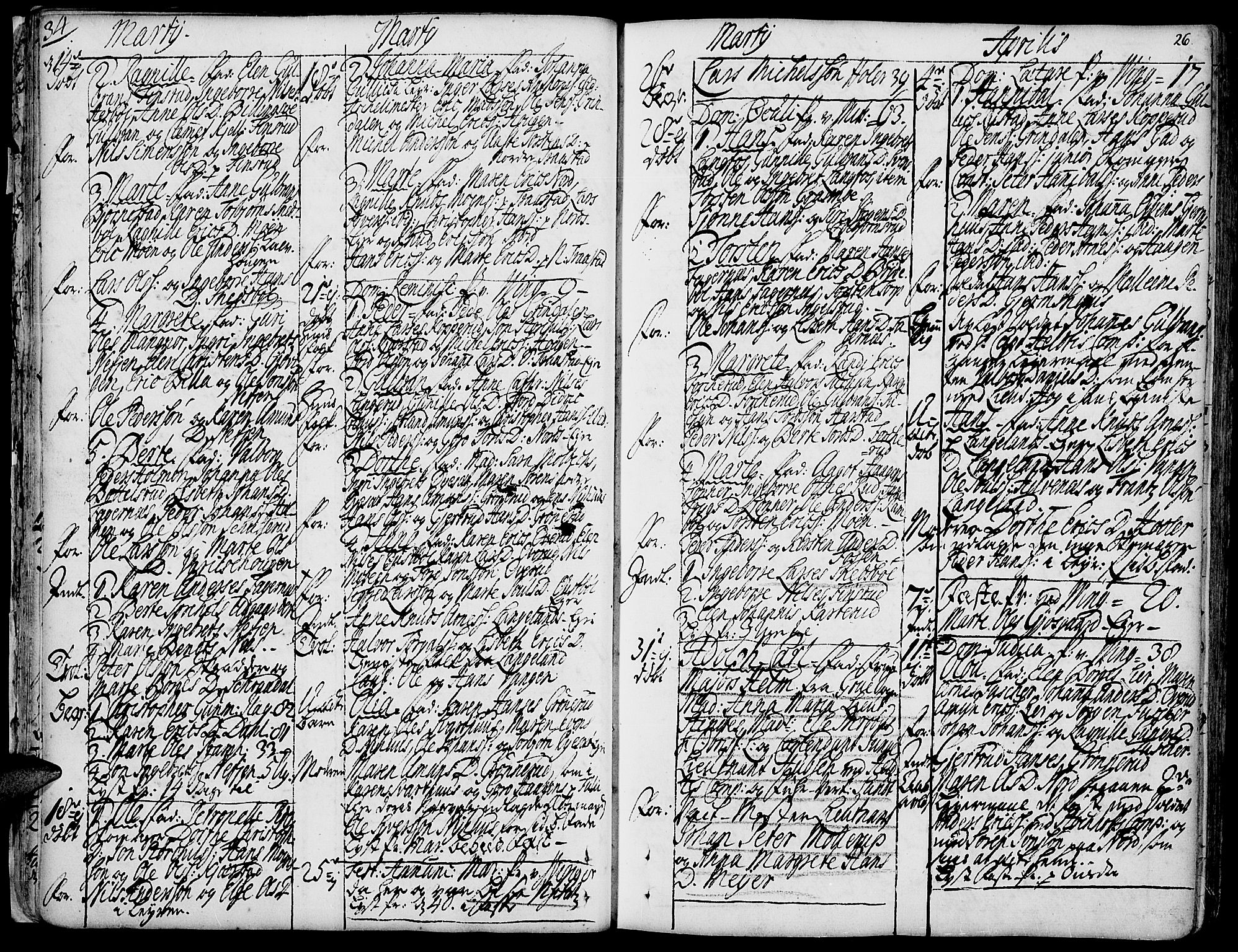 Vinger prestekontor, AV/SAH-PREST-024/H/Ha/Haa/L0002: Parish register (official) no. 2, 1730-1751, p. 26