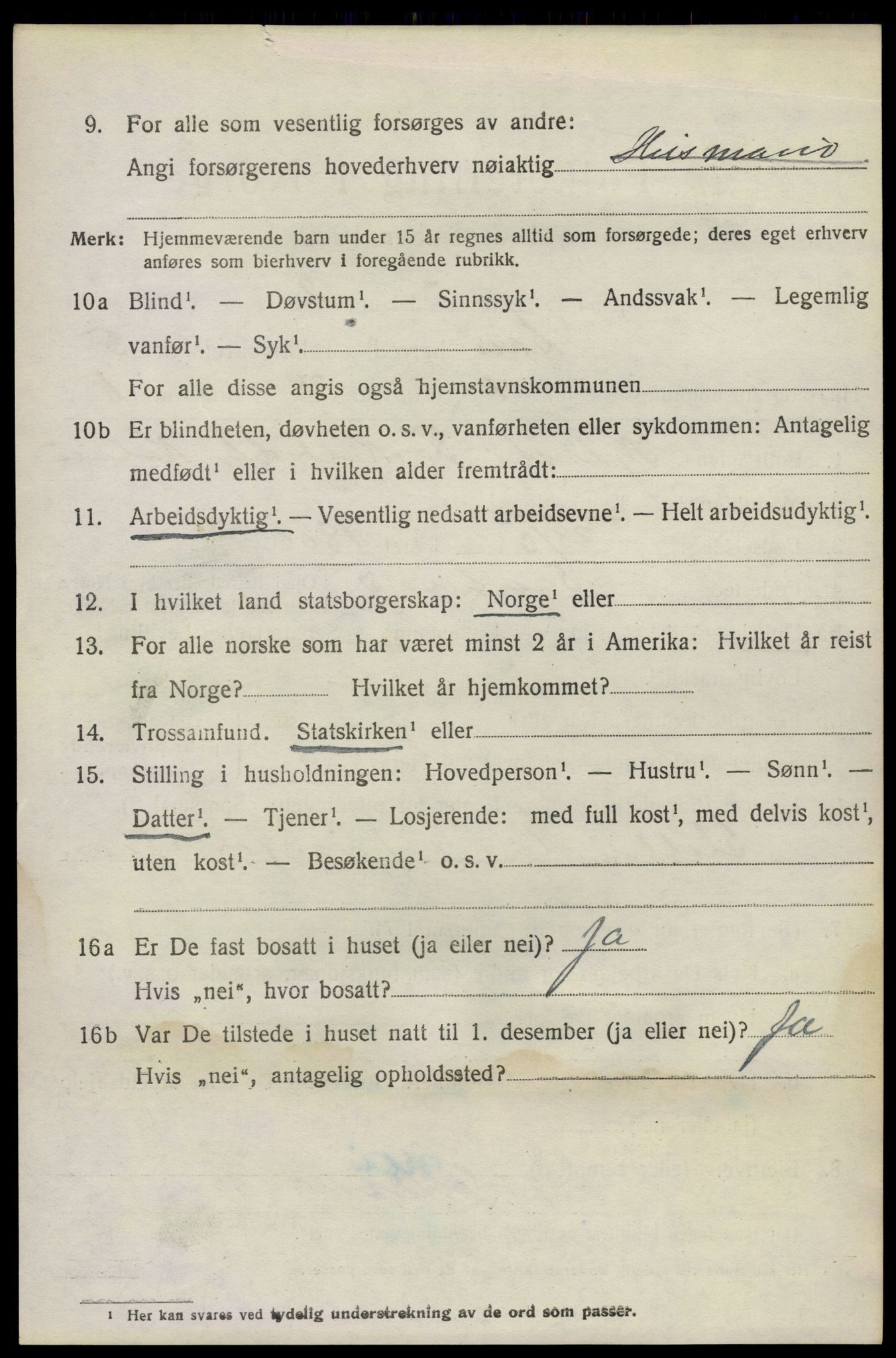 SAKO, 1920 census for Sauherad, 1920, p. 4528