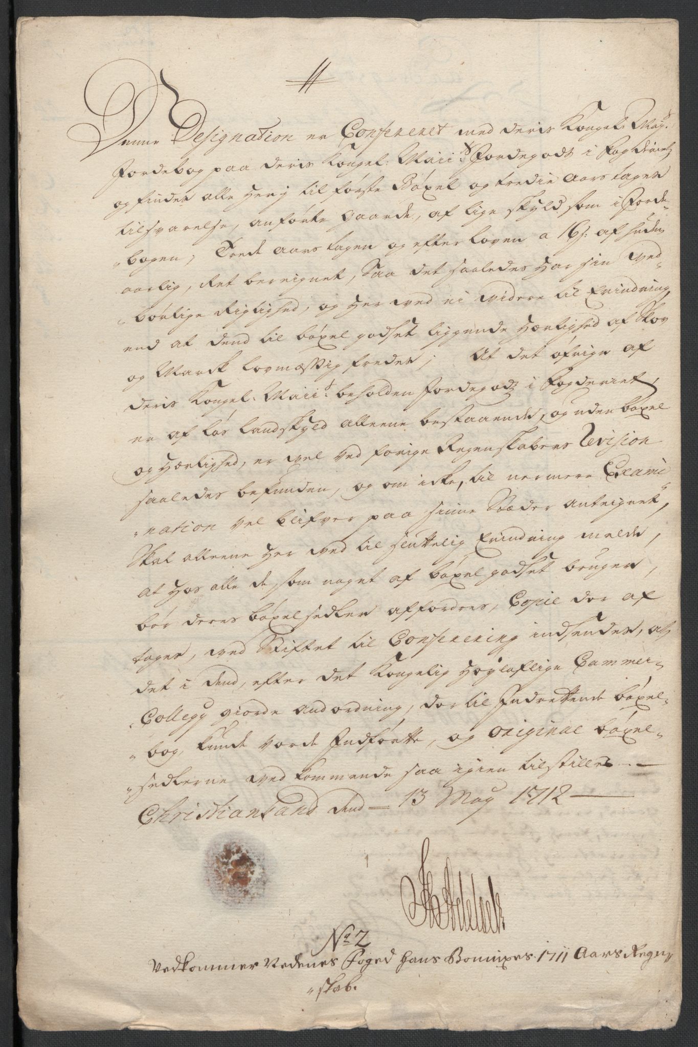 Rentekammeret inntil 1814, Reviderte regnskaper, Fogderegnskap, AV/RA-EA-4092/R39/L2319: Fogderegnskap Nedenes, 1710-1711, p. 199