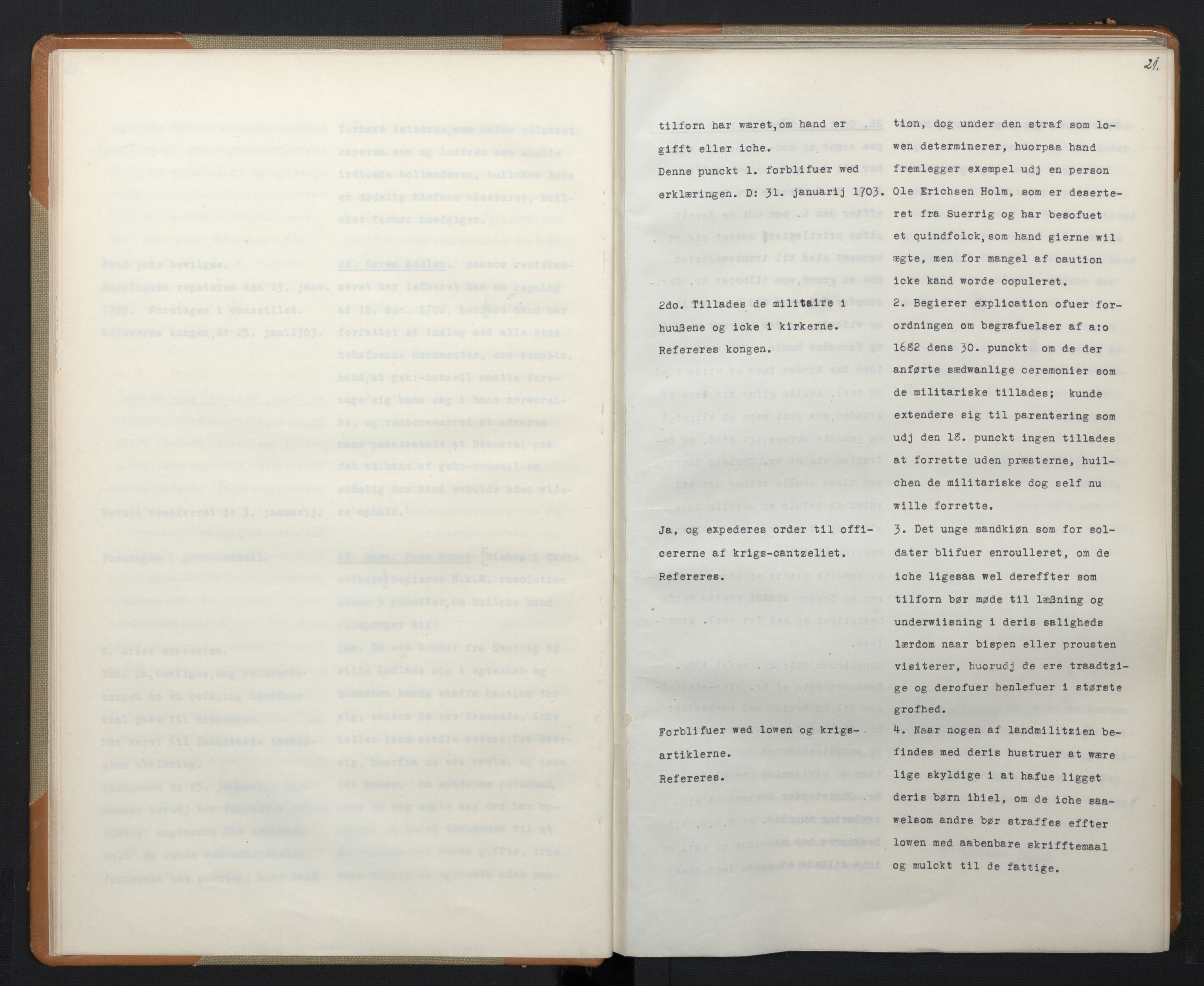 Avskriftsamlingen, RA/EA-4022/F/Fa/L0071: Supplikker, 1703, p. 15