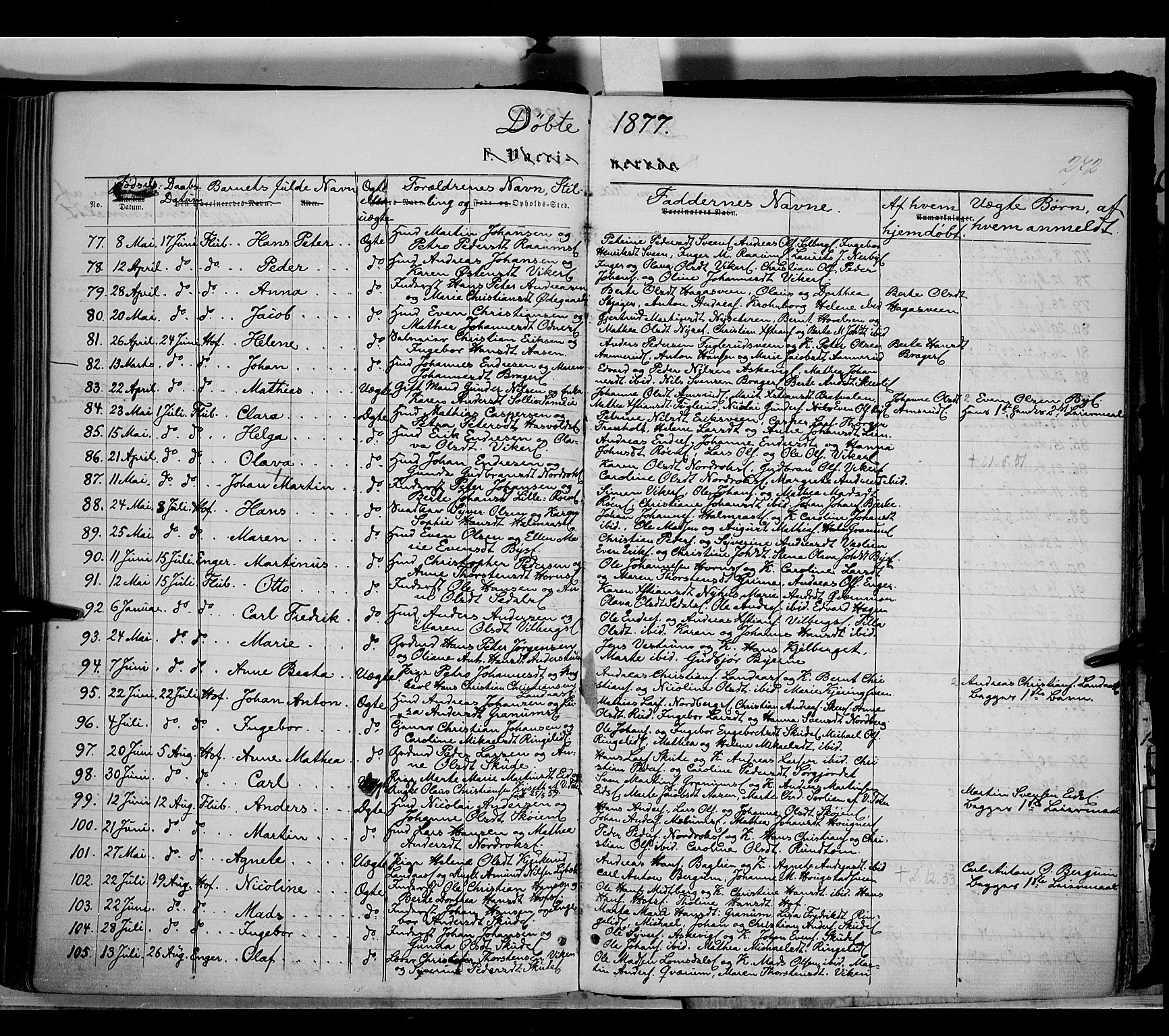 Søndre Land prestekontor, AV/SAH-PREST-122/K/L0001: Parish register (official) no. 1, 1860-1877, p. 272