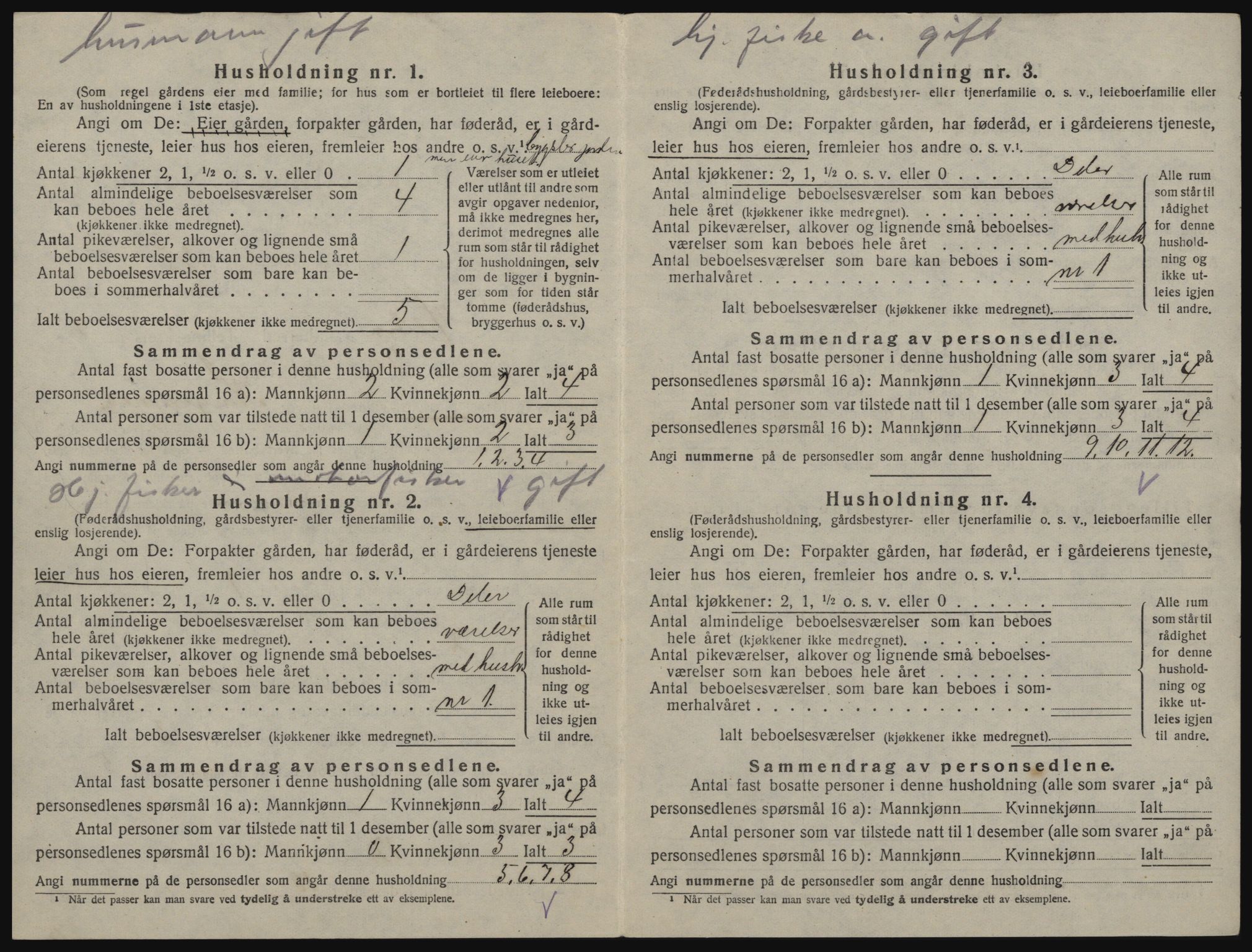 SAT, 1920 census for Hitra, 1920, p. 552