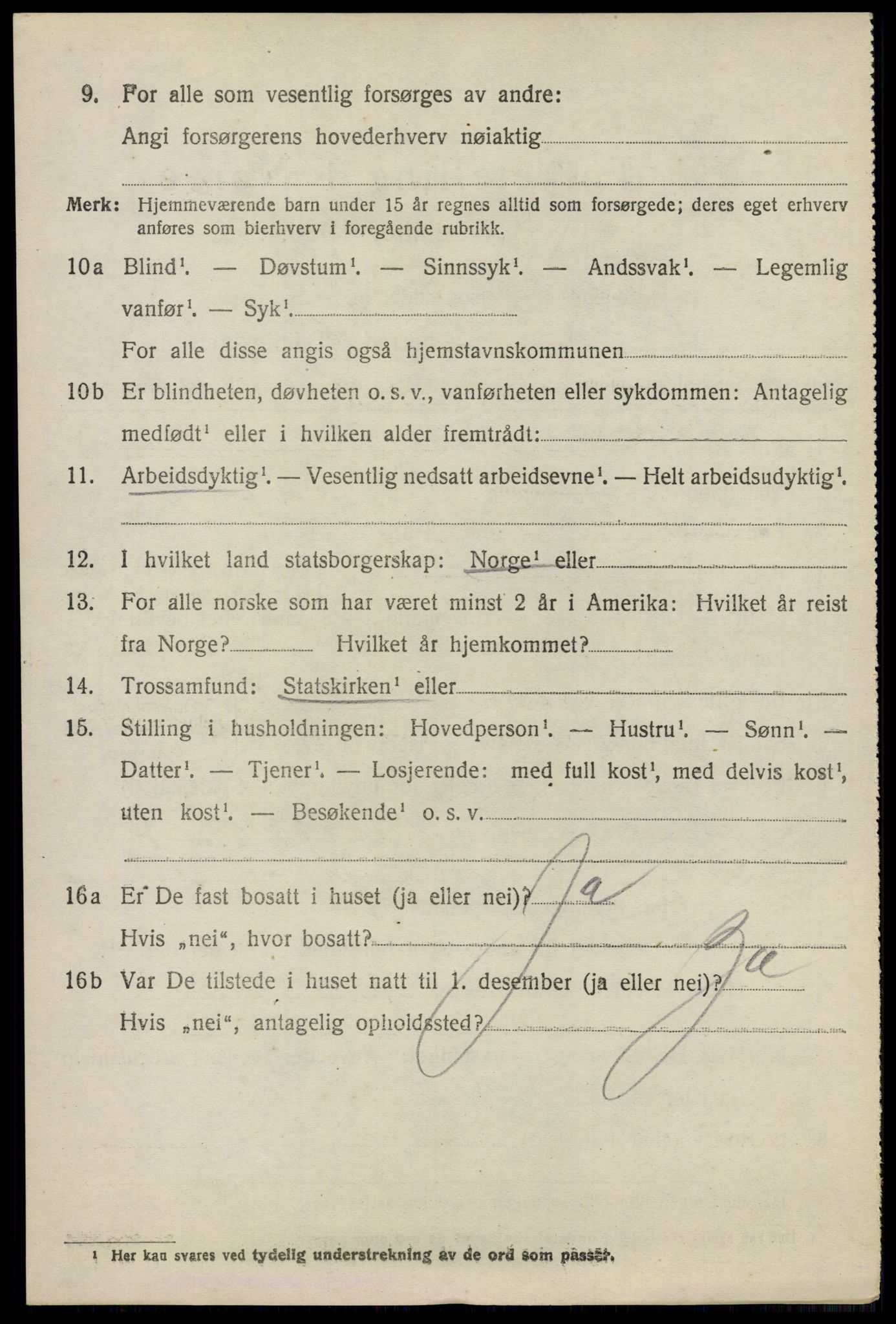 SAO, 1920 census for Fet, 1920, p. 3767