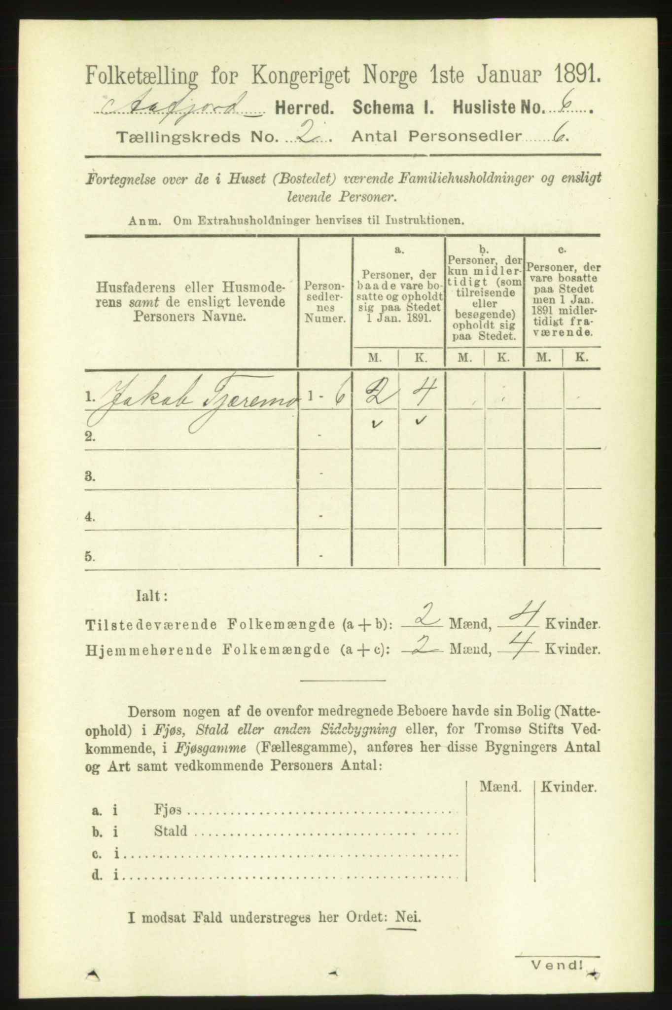 RA, 1891 census for 1630 Åfjord, 1891, p. 353