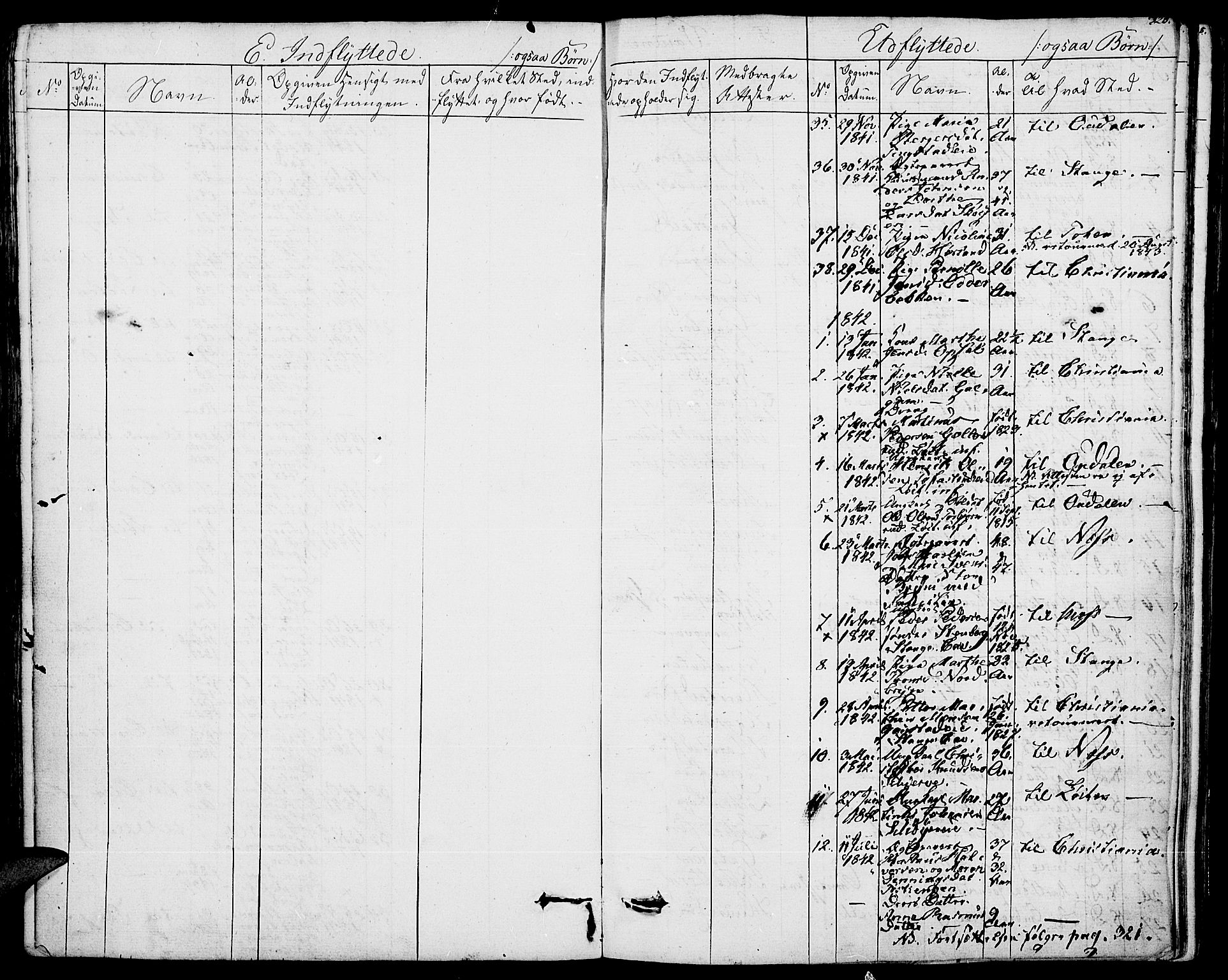 Romedal prestekontor, SAH/PREST-004/K/L0003: Parish register (official) no. 3, 1829-1846, p. 320