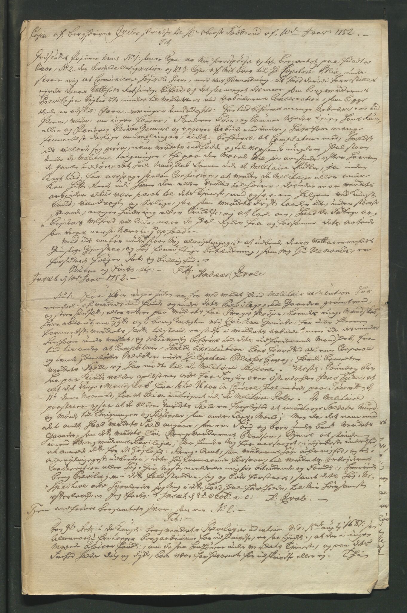 Åker i Vang, Hedmark, og familien Todderud, AV/SAH-ARK-010/J/Jc/L0001: Korrespondanse, 1706-1752, p. 380