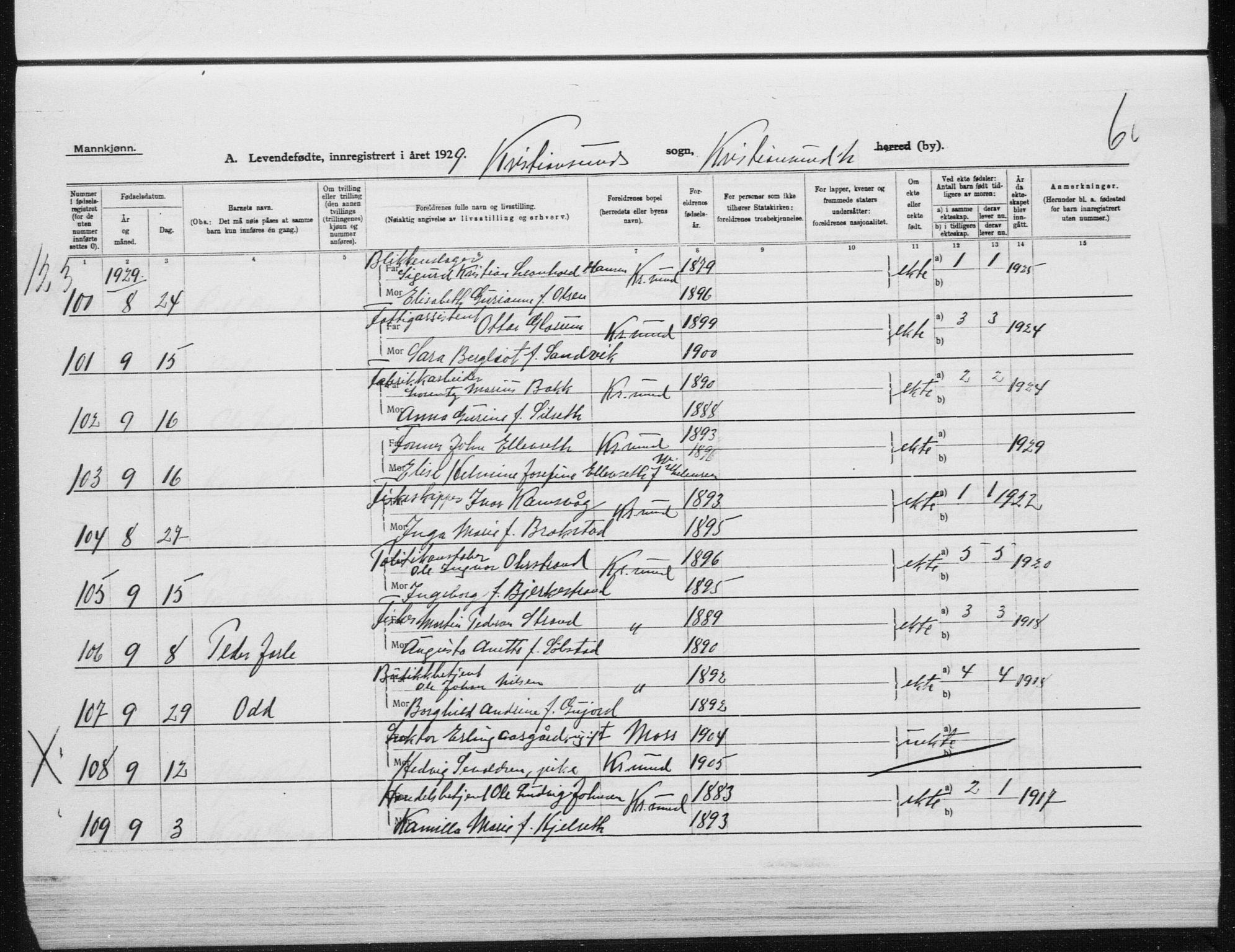 Ministerialprotokoller, klokkerbøker og fødselsregistre - Møre og Romsdal, AV/SAT-A-1454/572/L0864: Parish register (official) no. 572D08, 1921-1935