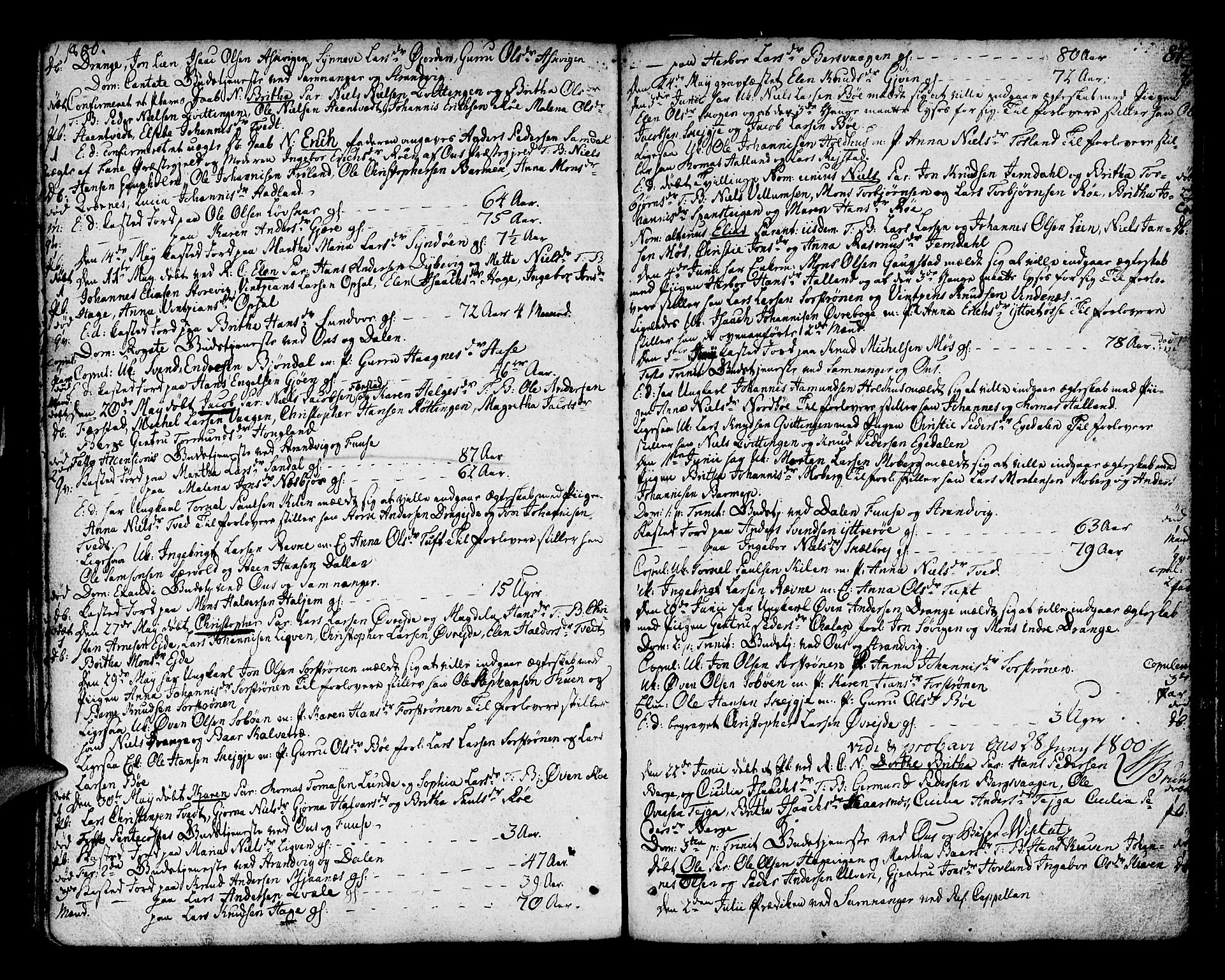 Os sokneprestembete, SAB/A-99929: Parish register (official) no. A 11, 1789-1815, p. 87