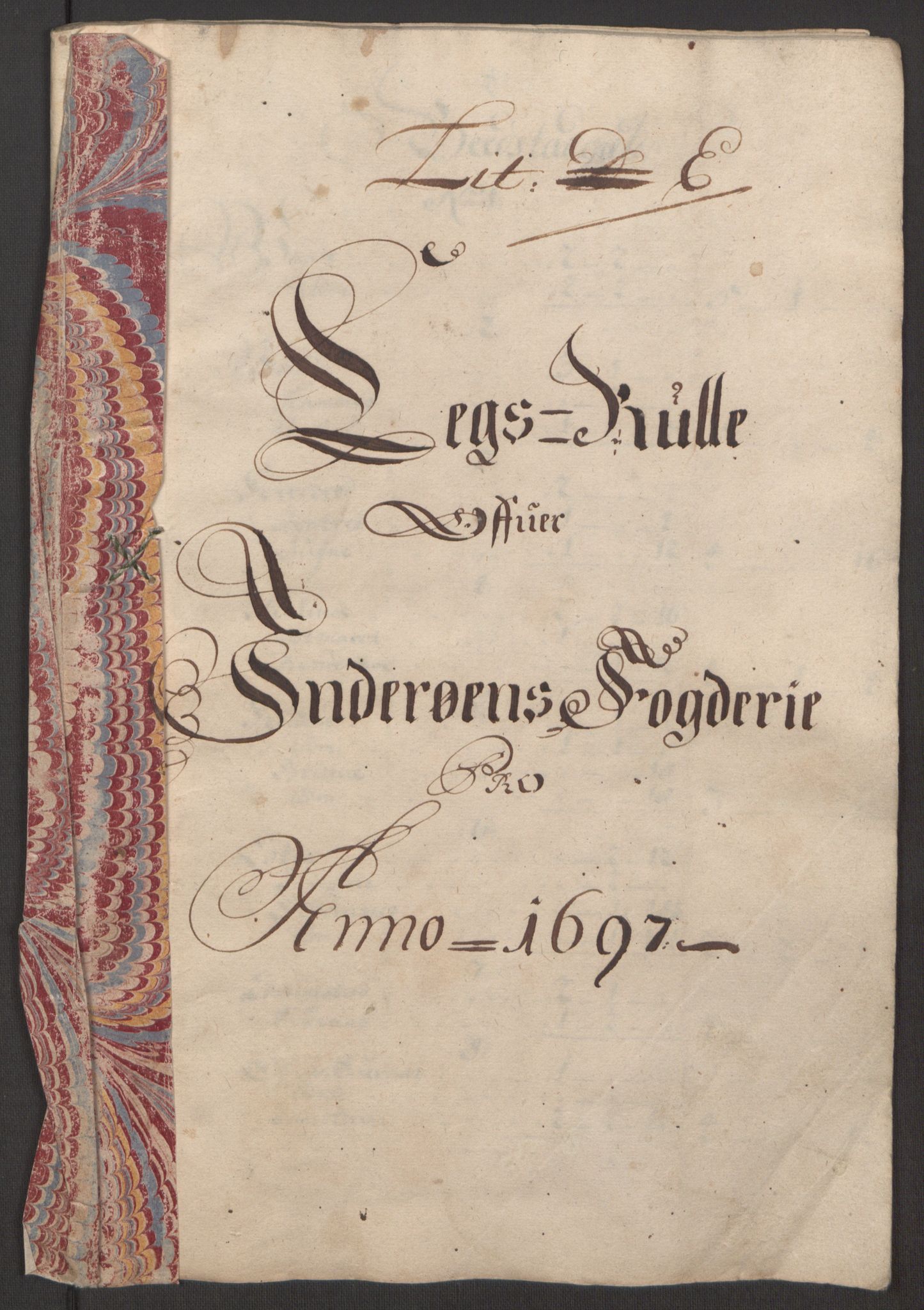 Rentekammeret inntil 1814, Reviderte regnskaper, Fogderegnskap, RA/EA-4092/R63/L4309: Fogderegnskap Inderøy, 1695-1697, p. 415