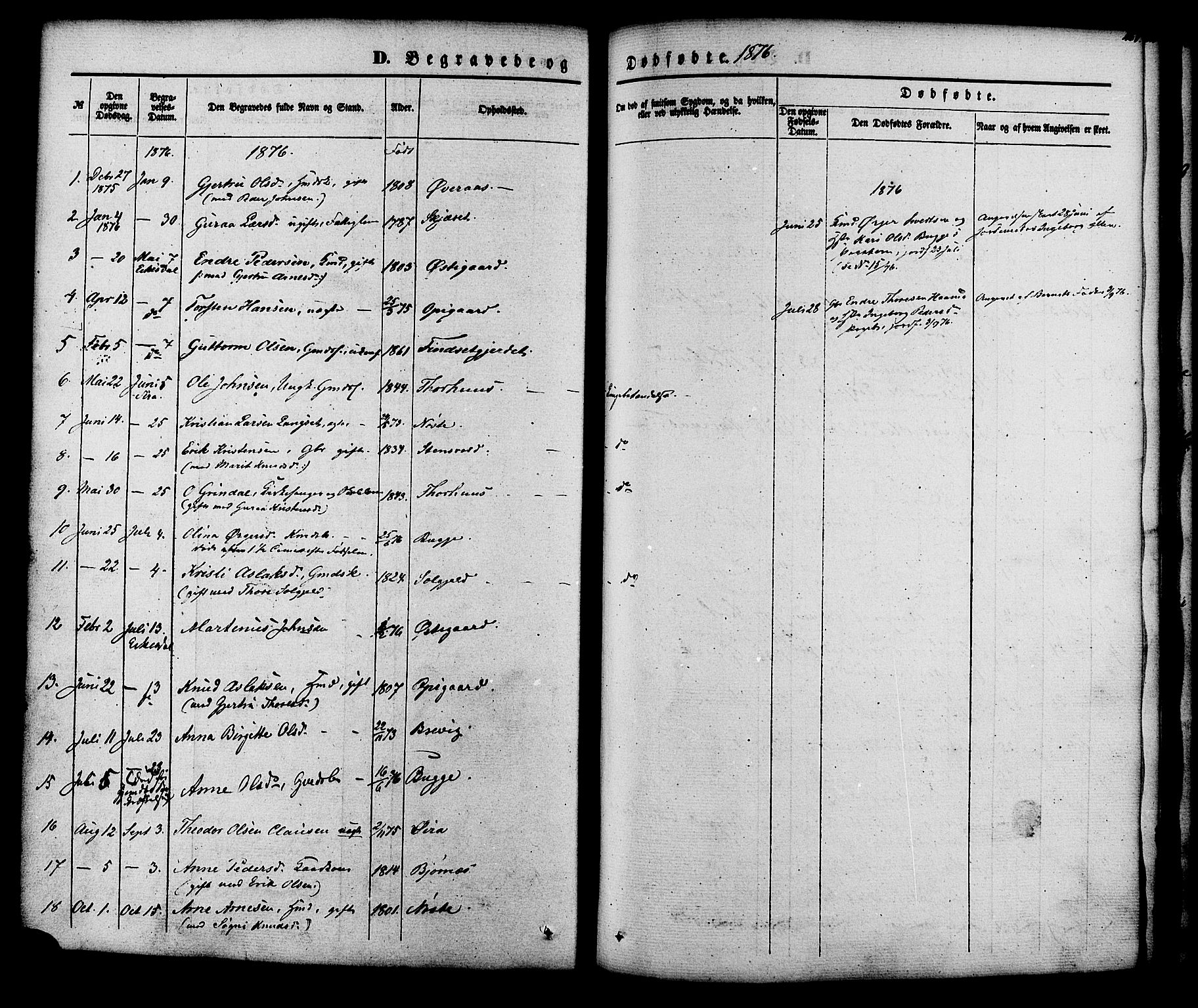 Ministerialprotokoller, klokkerbøker og fødselsregistre - Møre og Romsdal, AV/SAT-A-1454/552/L0637: Parish register (official) no. 552A01, 1845-1879, p. 261