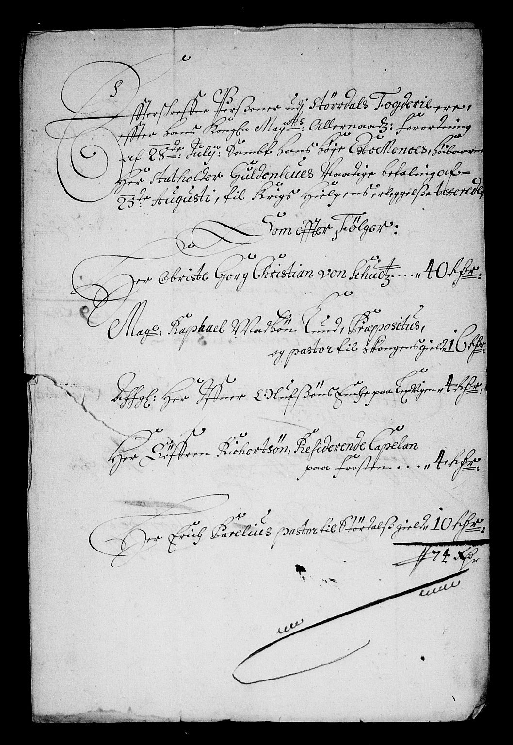 Rentekammeret inntil 1814, Reviderte regnskaper, Stiftamtstueregnskaper, Trondheim stiftamt og Nordland amt, AV/RA-EA-6044/R/Rg/L0071: Trondheim stiftamt og Nordland amt, 1683