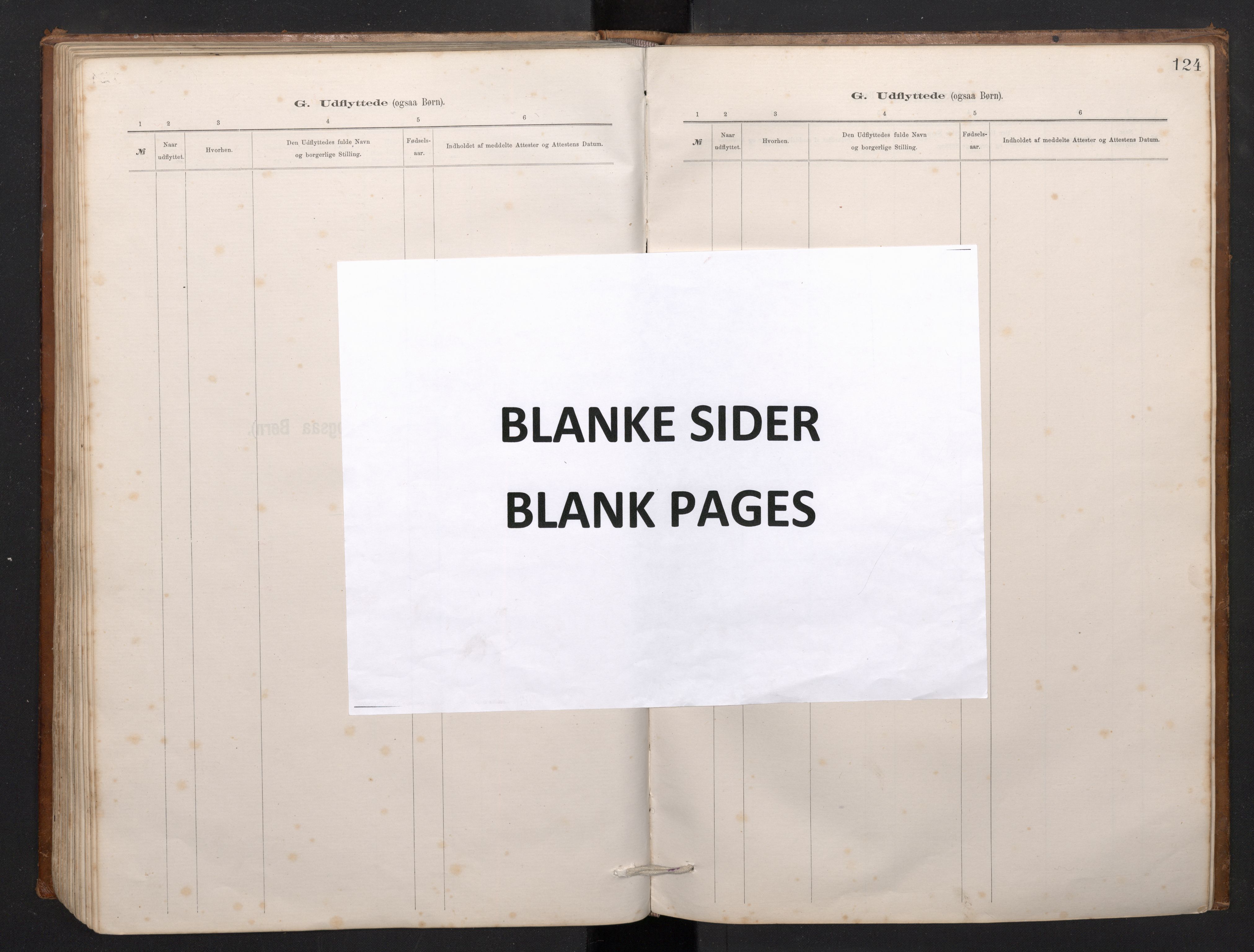 Haus sokneprestembete, AV/SAB-A-75601/H/Hab: Parish register (copy) no. C 2, 1878-1892, p. 123b-124a