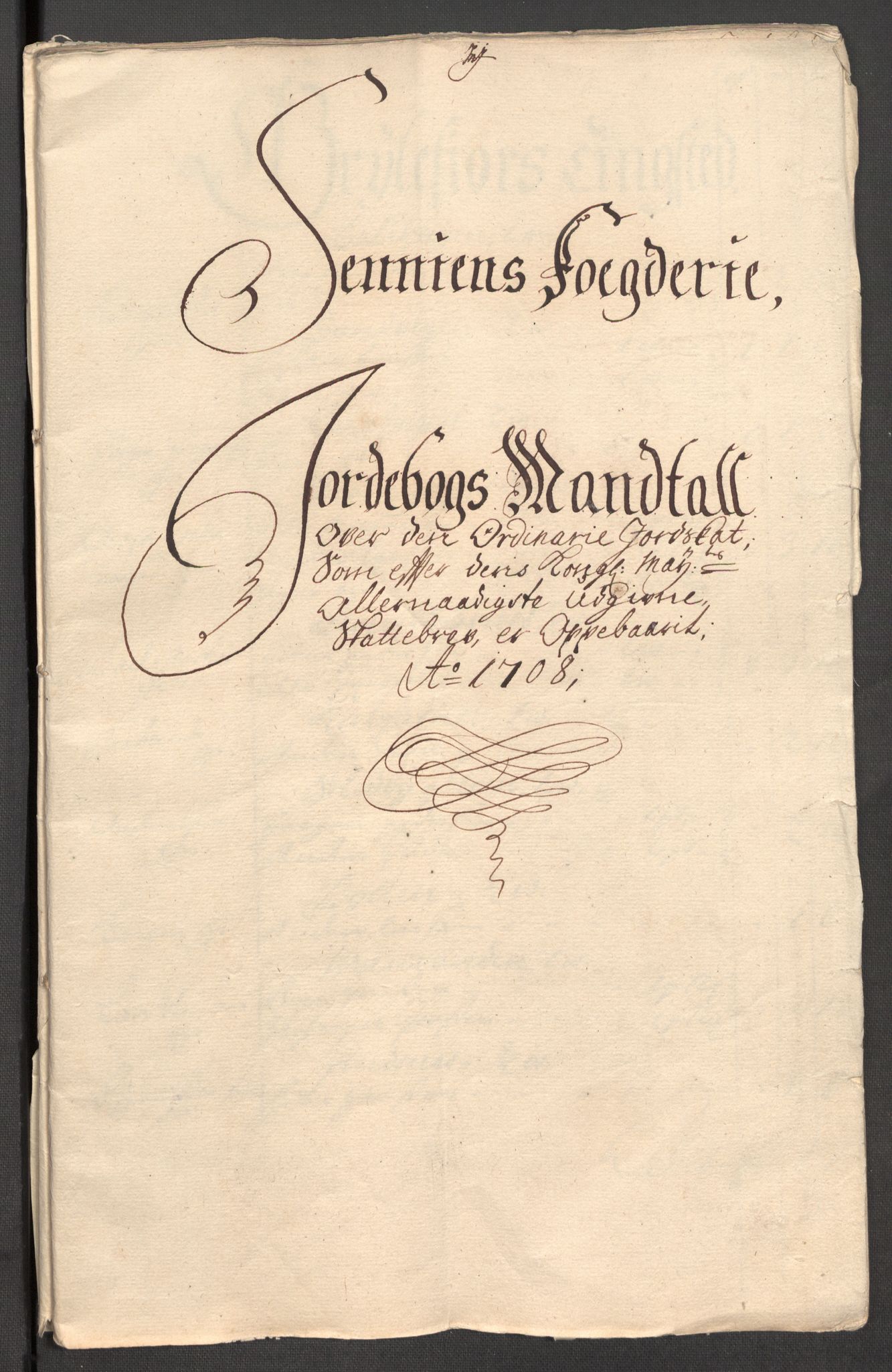 Rentekammeret inntil 1814, Reviderte regnskaper, Fogderegnskap, RA/EA-4092/R68/L4757: Fogderegnskap Senja og Troms, 1708-1710, p. 11