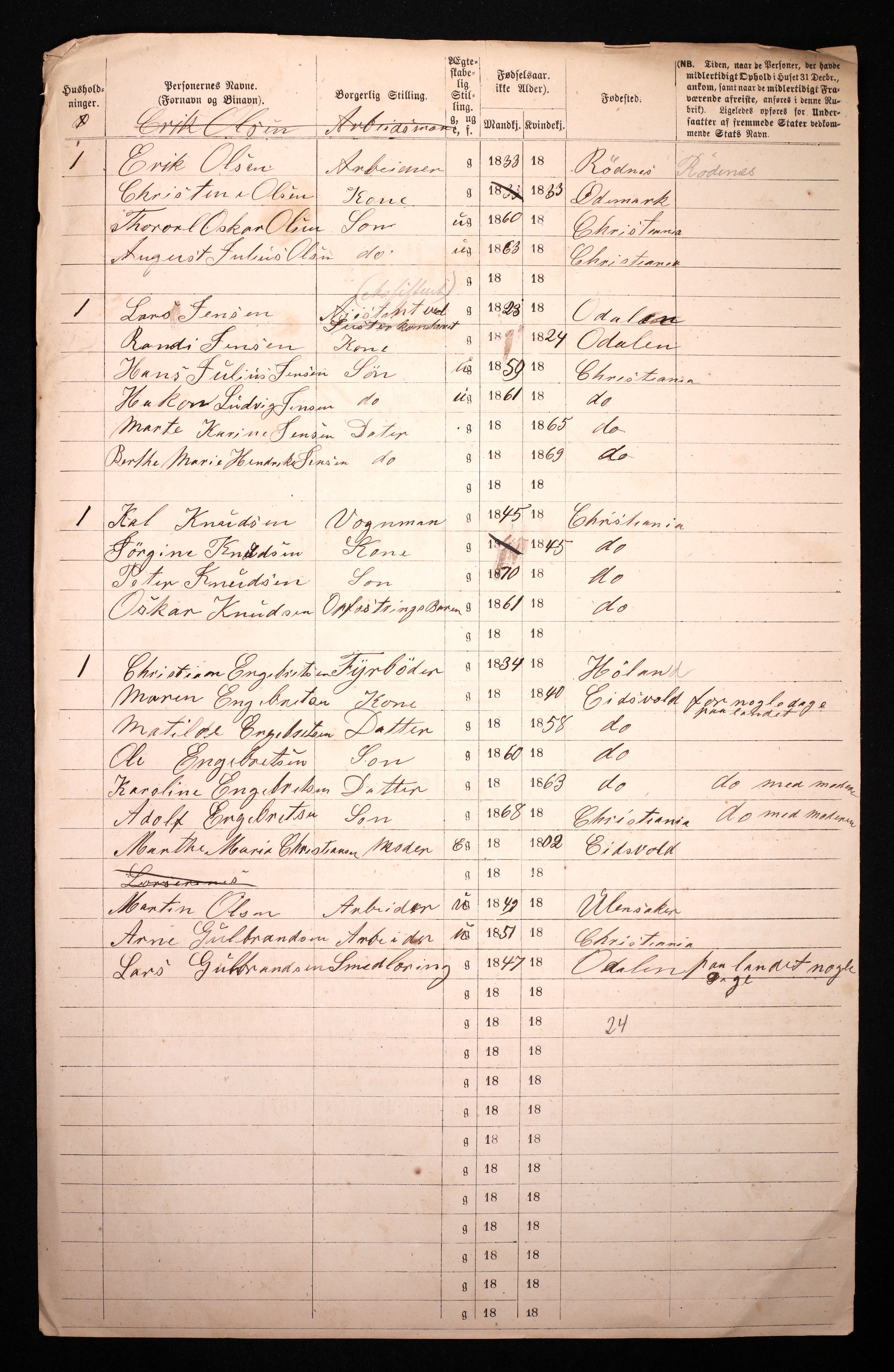 RA, 1870 census for 0301 Kristiania, 1870, p. 3655