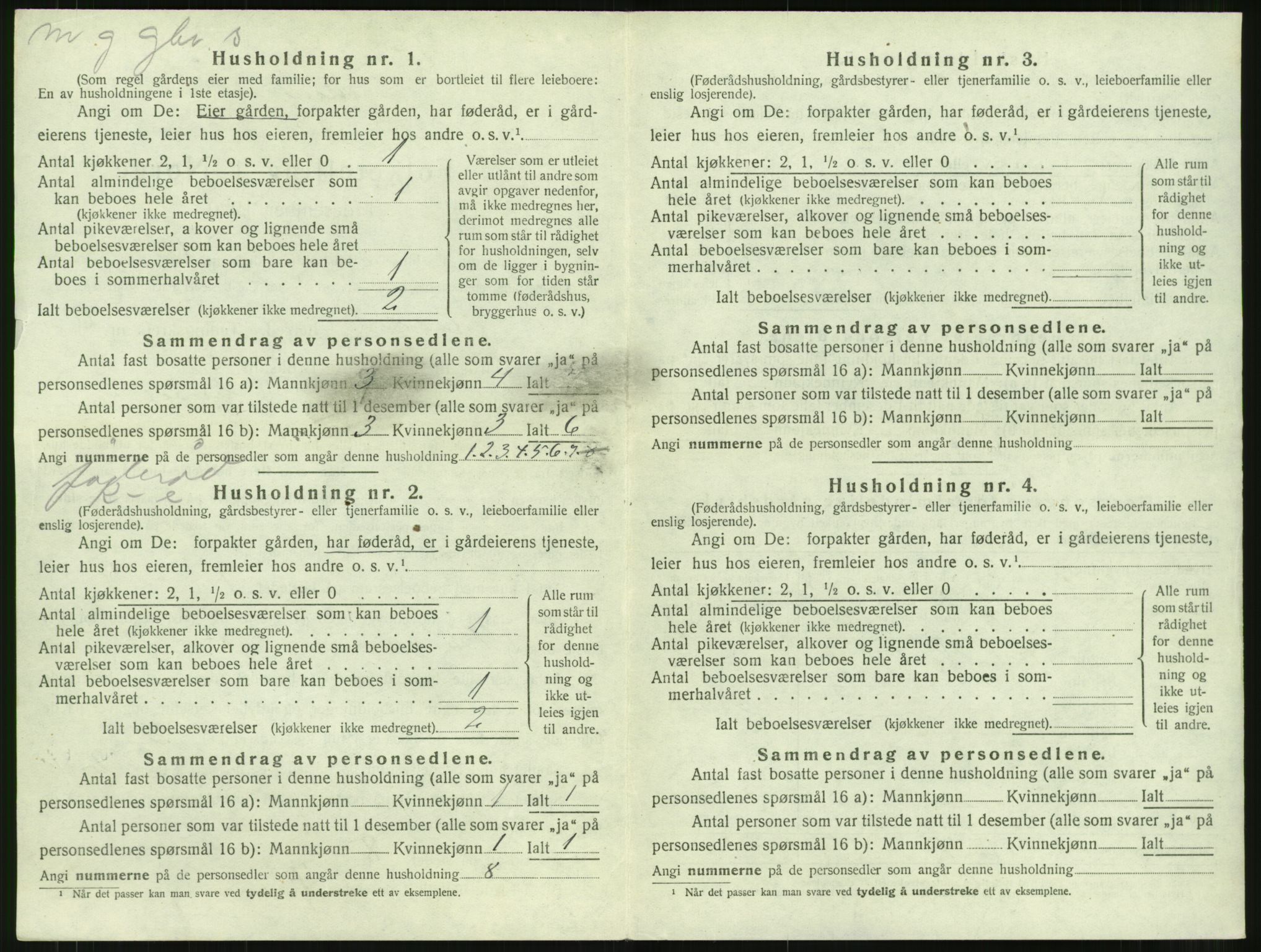 SAT, 1920 census for Eid (MR), 1920, p. 411