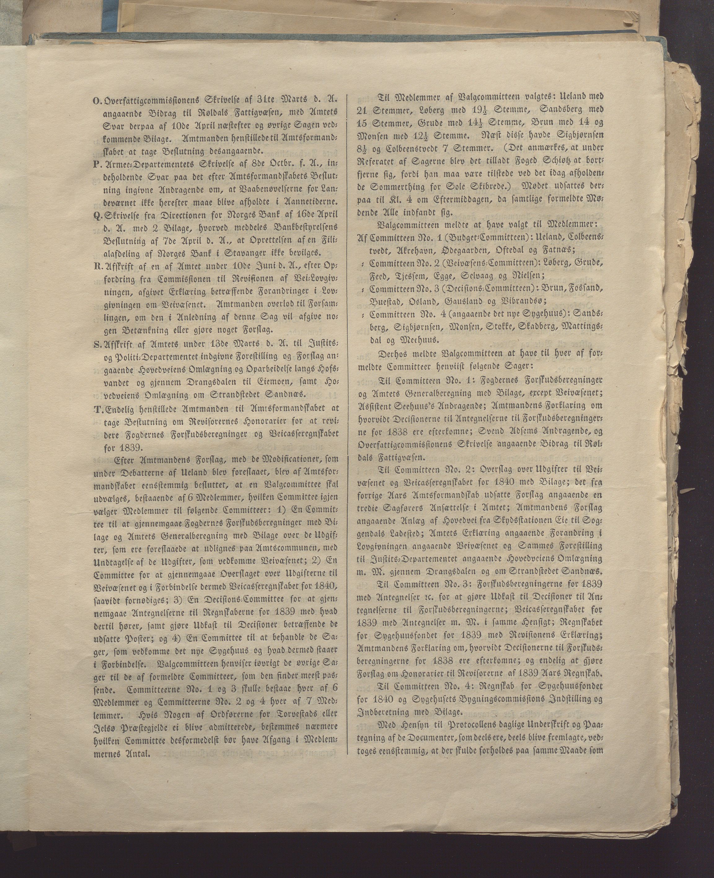 Rogaland fylkeskommune - Fylkesrådmannen , IKAR/A-900/A, 1838-1848, p. 57