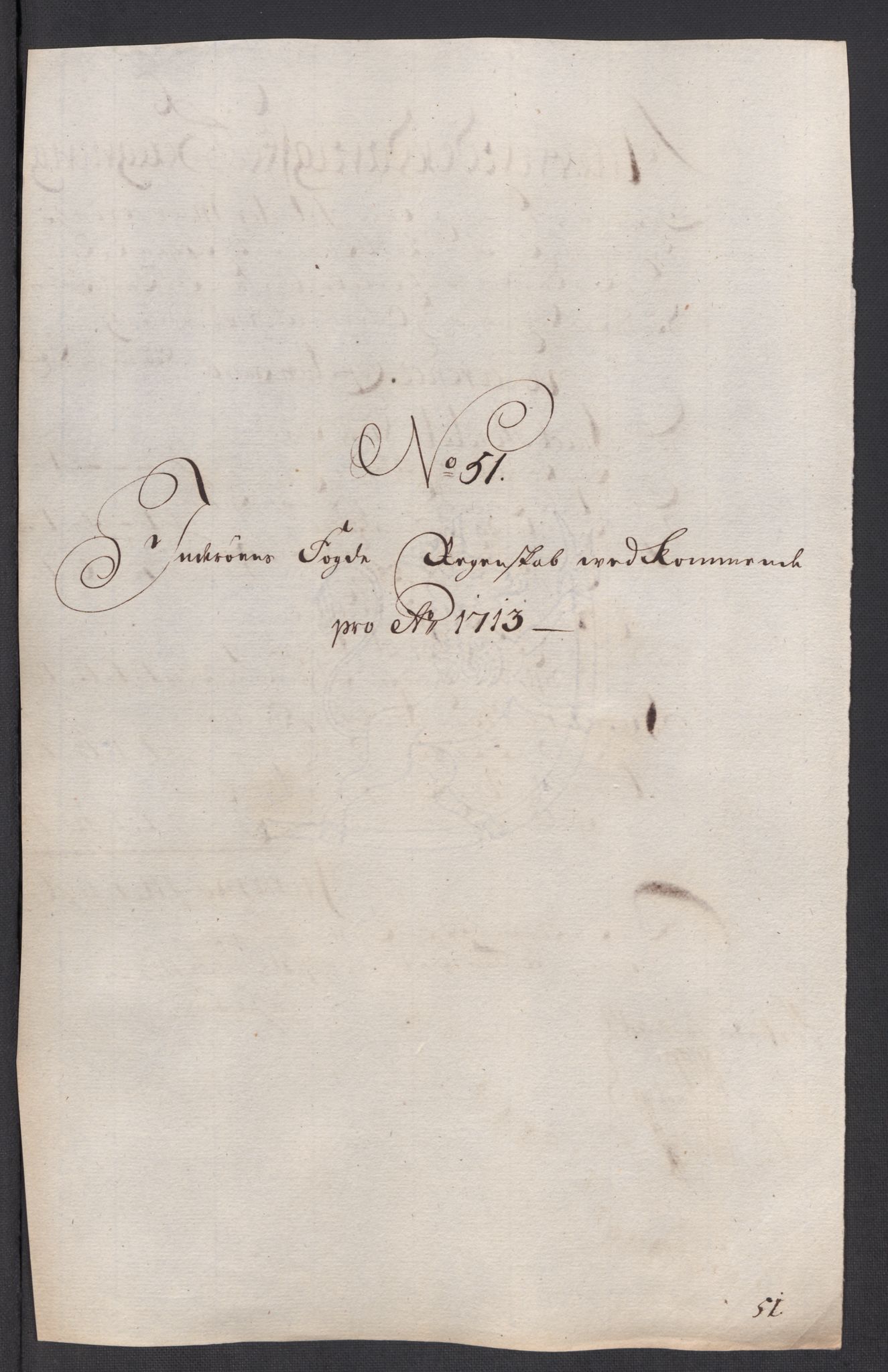 Rentekammeret inntil 1814, Reviderte regnskaper, Fogderegnskap, AV/RA-EA-4092/R63/L4321: Fogderegnskap Inderøy, 1713, p. 382