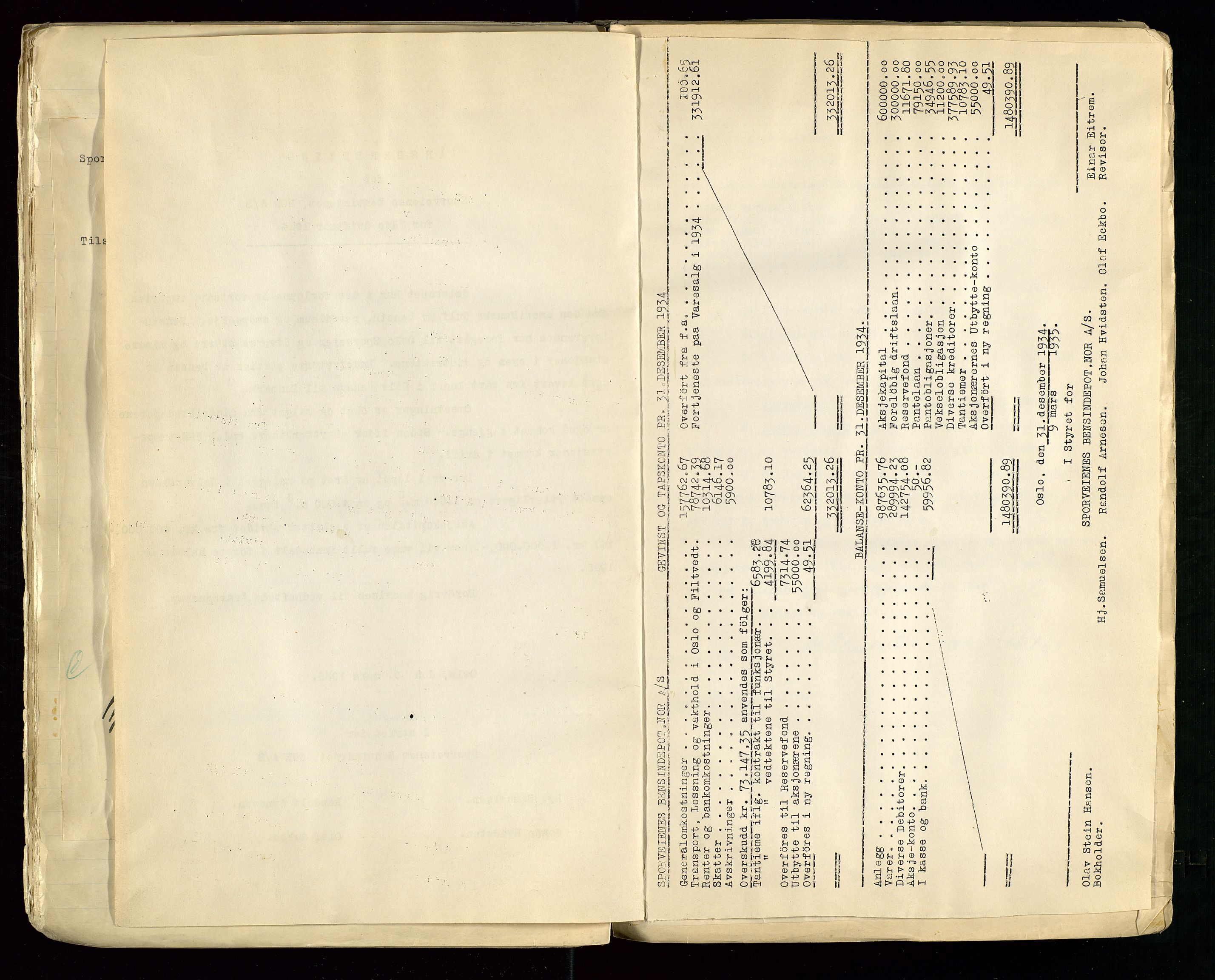 Pa 1514 - Sporveienes Bensindepot, Norsk Oljeraffineri A/S, AV/SAST-A-101919/A/L0001/0001: Styreprotokoll. Forhandlingsprotokoll Arbeidsutvaget / Styreprotokoll, 1932-1949, p. 24