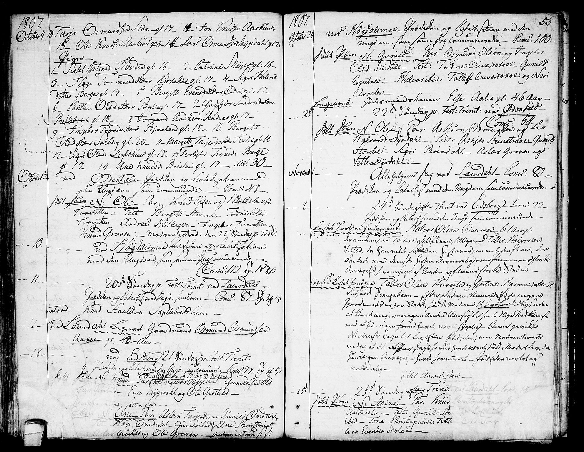 Lårdal kirkebøker, SAKO/A-284/F/Fa/L0004: Parish register (official) no. I 4, 1790-1814, p. 53