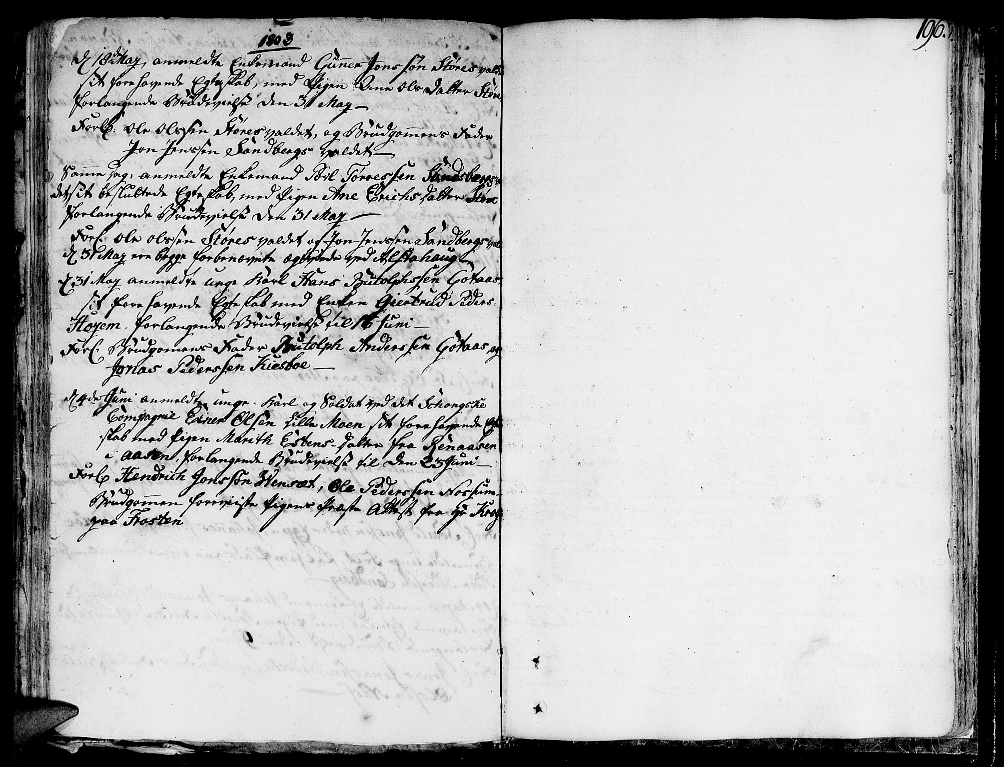Ministerialprotokoller, klokkerbøker og fødselsregistre - Nord-Trøndelag, SAT/A-1458/717/L0142: Parish register (official) no. 717A02 /1, 1783-1809, p. 196