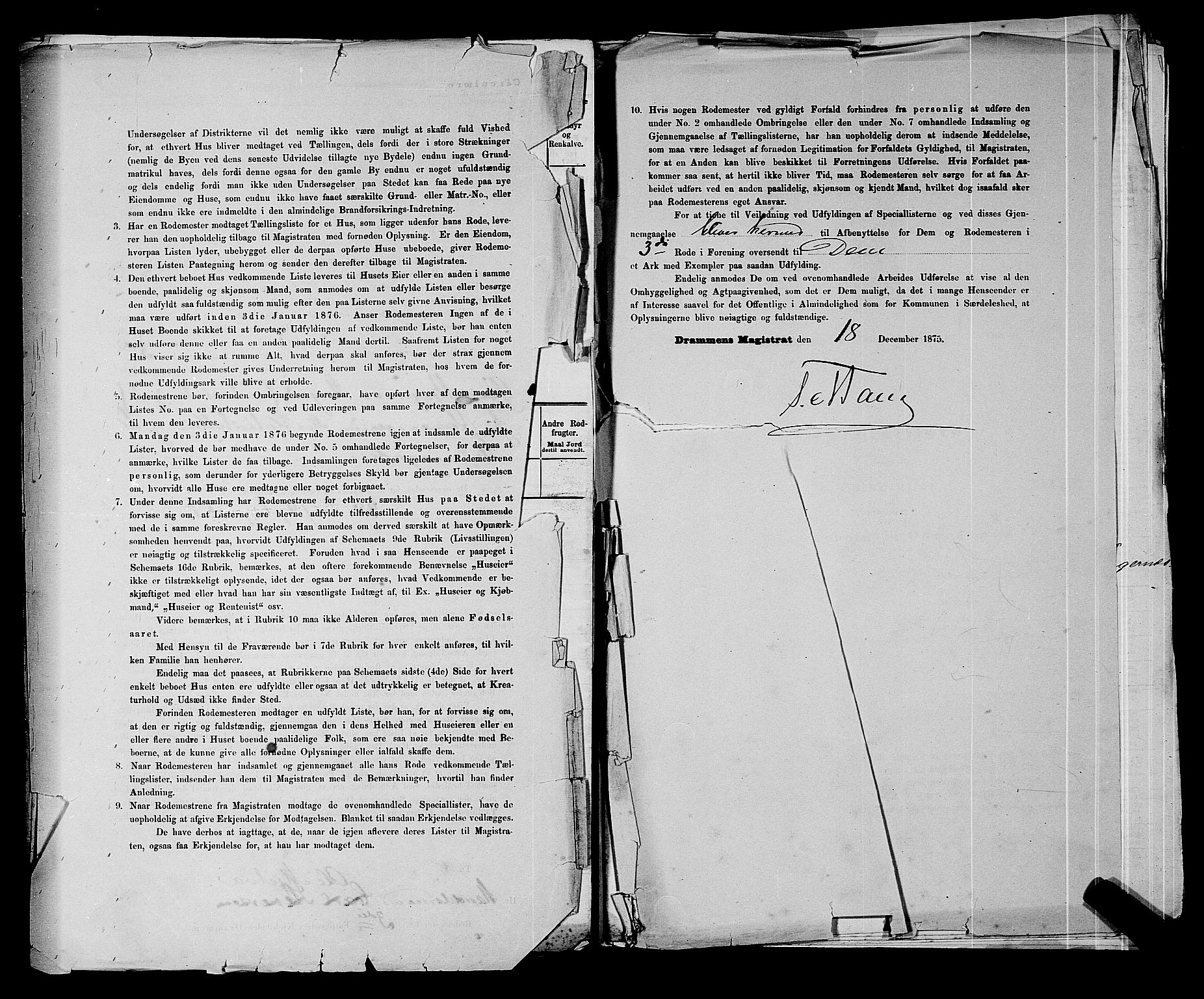 SAKO, 1875 census for 0602 Drammen, 1875, p. 276