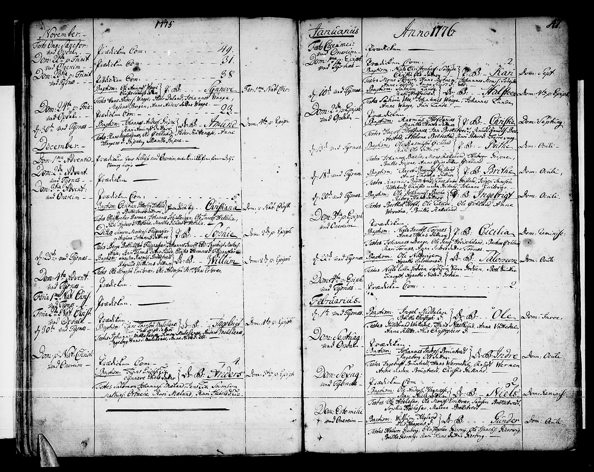 Tysnes sokneprestembete, AV/SAB-A-78601/H/Haa: Parish register (official) no. A 5, 1762-1793, p. 47