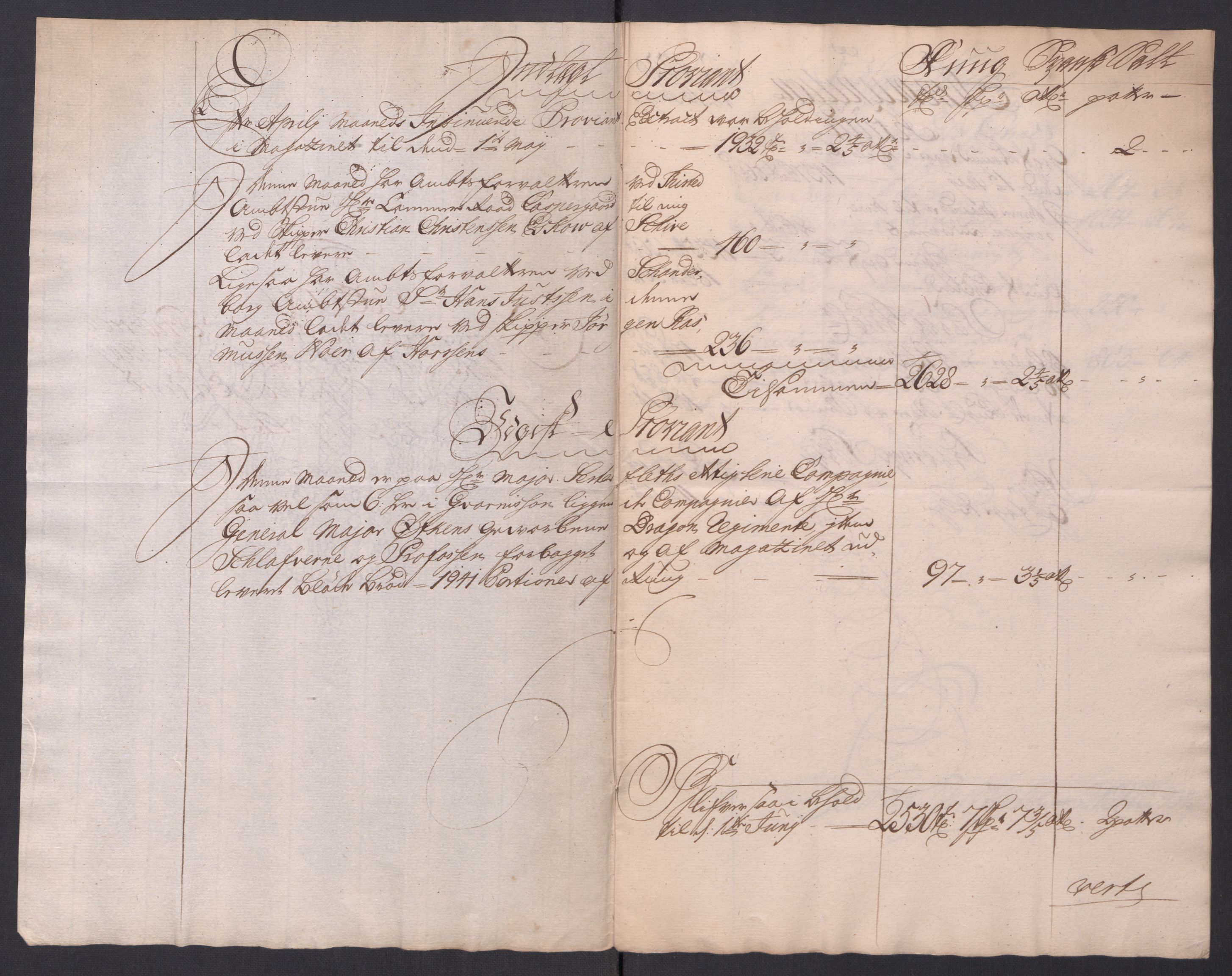 Kommanderende general (KG I) med Det norske krigsdirektorium, AV/RA-EA-5419/D/L0154: Fredriksten festning: Brev, inventarfortegnelser og regnskapsekstrakter, 1730-1739, p. 92