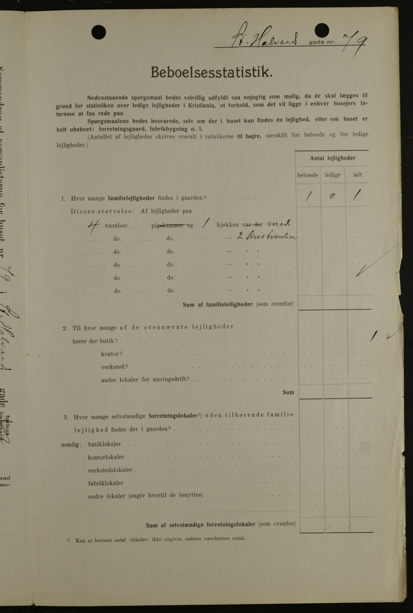 OBA, Municipal Census 1908 for Kristiania, 1908, p. 79228