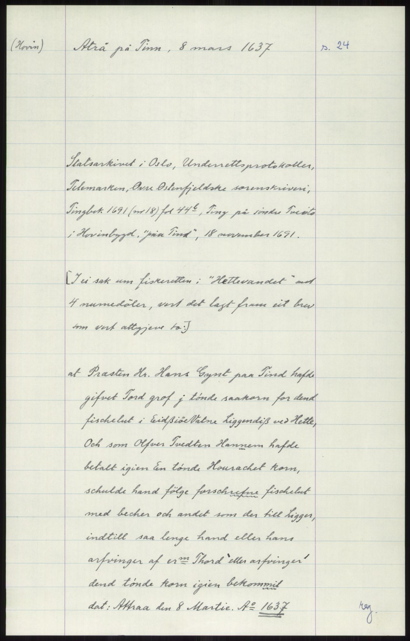 Samlinger til kildeutgivelse, Diplomavskriftsamlingen, AV/RA-EA-4053/H/Ha, p. 3097