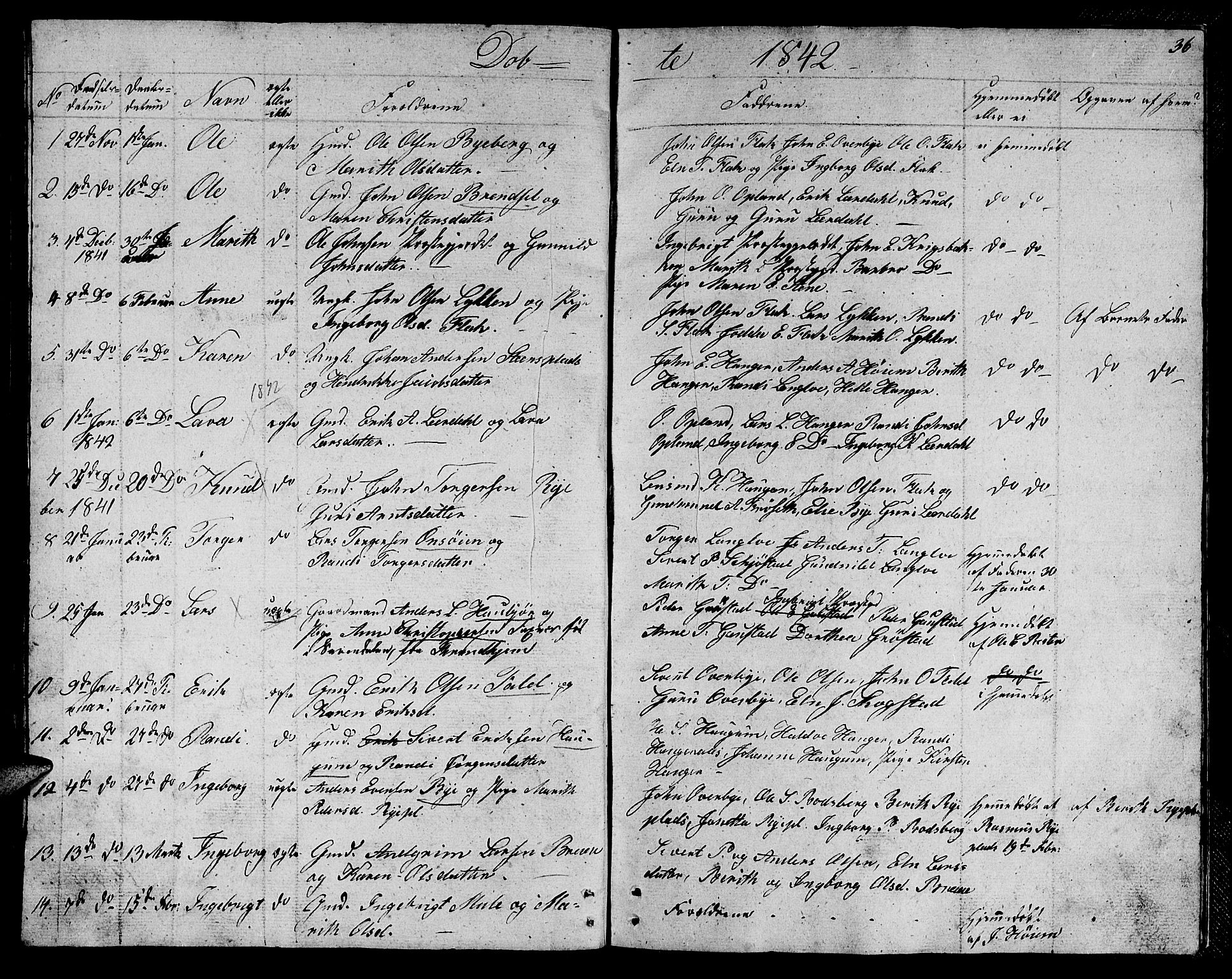 Ministerialprotokoller, klokkerbøker og fødselsregistre - Sør-Trøndelag, SAT/A-1456/612/L0386: Parish register (copy) no. 612C02, 1834-1845, p. 36