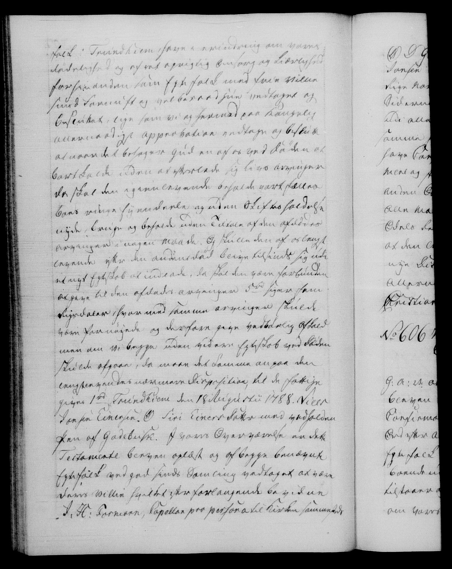 Danske Kanselli 1572-1799, AV/RA-EA-3023/F/Fc/Fca/Fcaa/L0052: Norske registre, 1788-1789, p. 307b