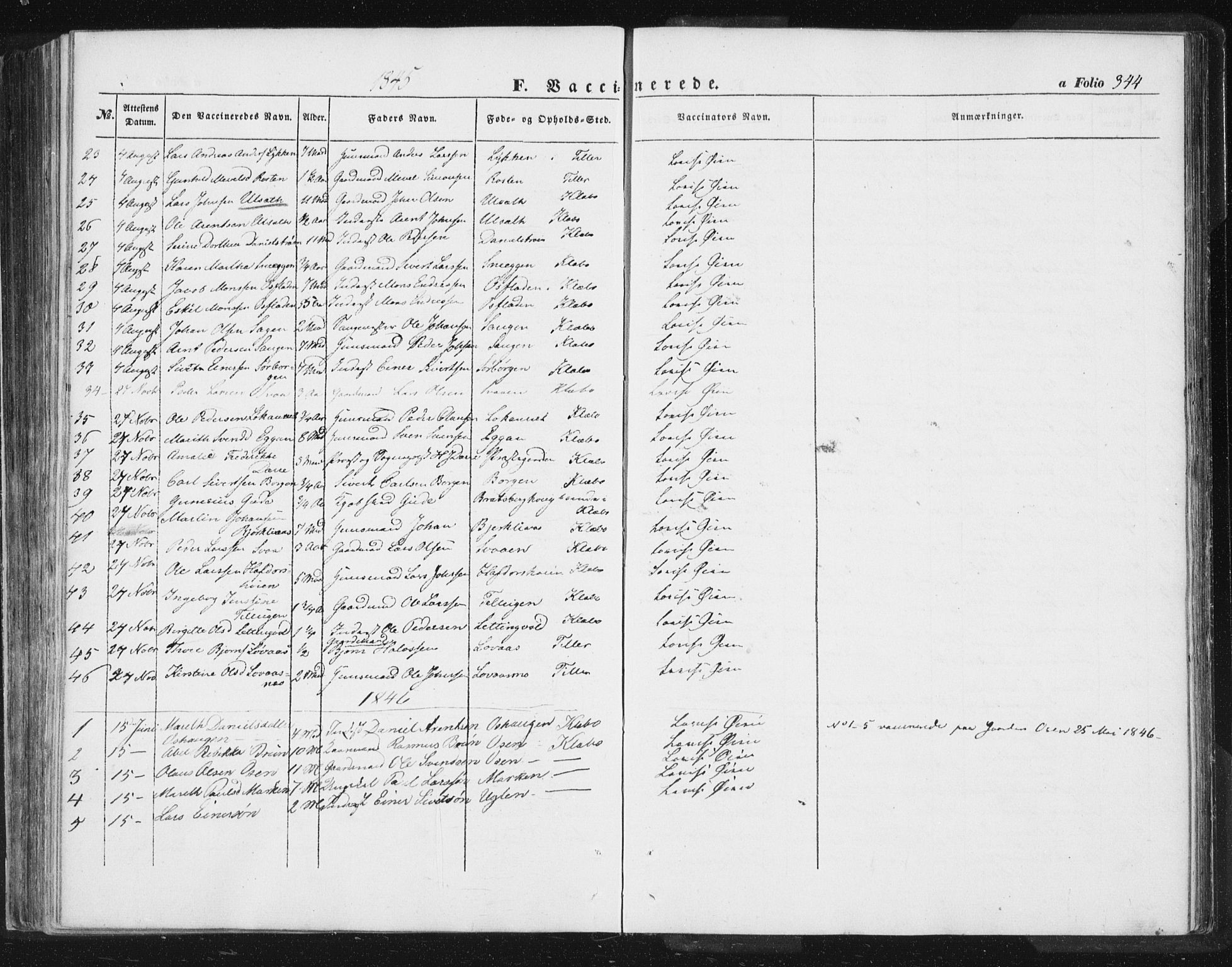 Ministerialprotokoller, klokkerbøker og fødselsregistre - Sør-Trøndelag, SAT/A-1456/618/L0441: Parish register (official) no. 618A05, 1843-1862, p. 344