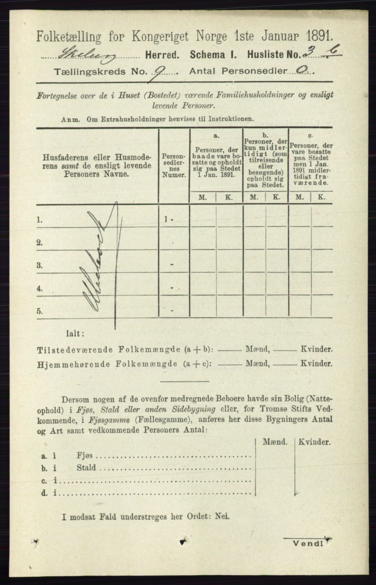 RA, 1891 census for 0115 Skjeberg, 1891, p. 4582