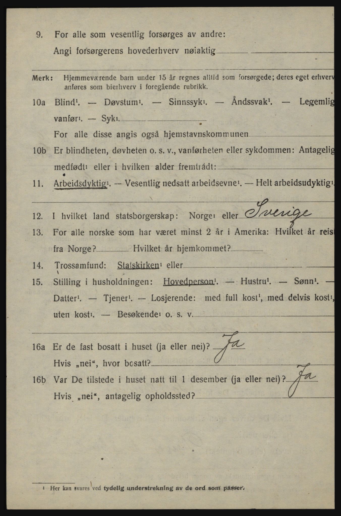 SAO, 1920 census for Idd, 1920, p. 10922